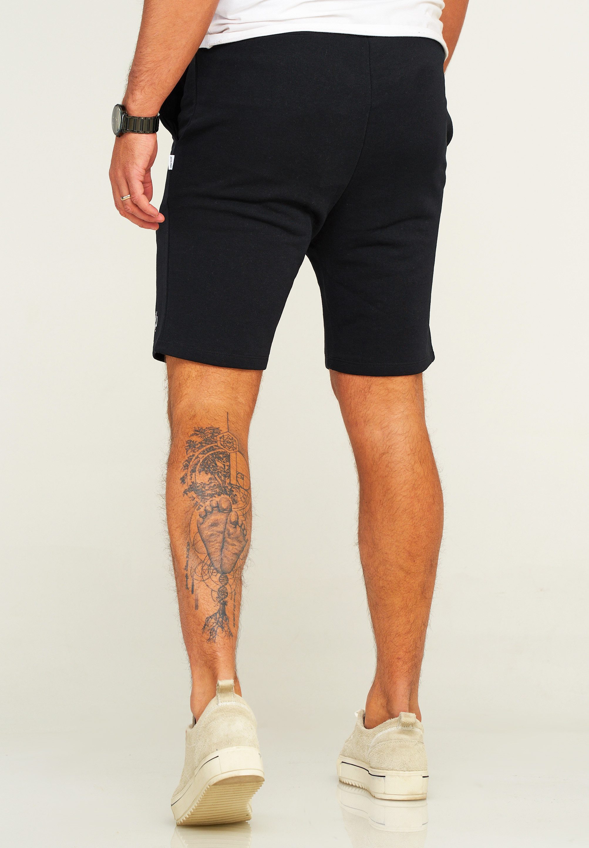 Jack & Jones Shorts JPSTGORDON JJBRAD SWEAT SHORTS 2-Pack Kurze Herrenhose mit Taschen Unifarben Jogginghose im 2er Pack