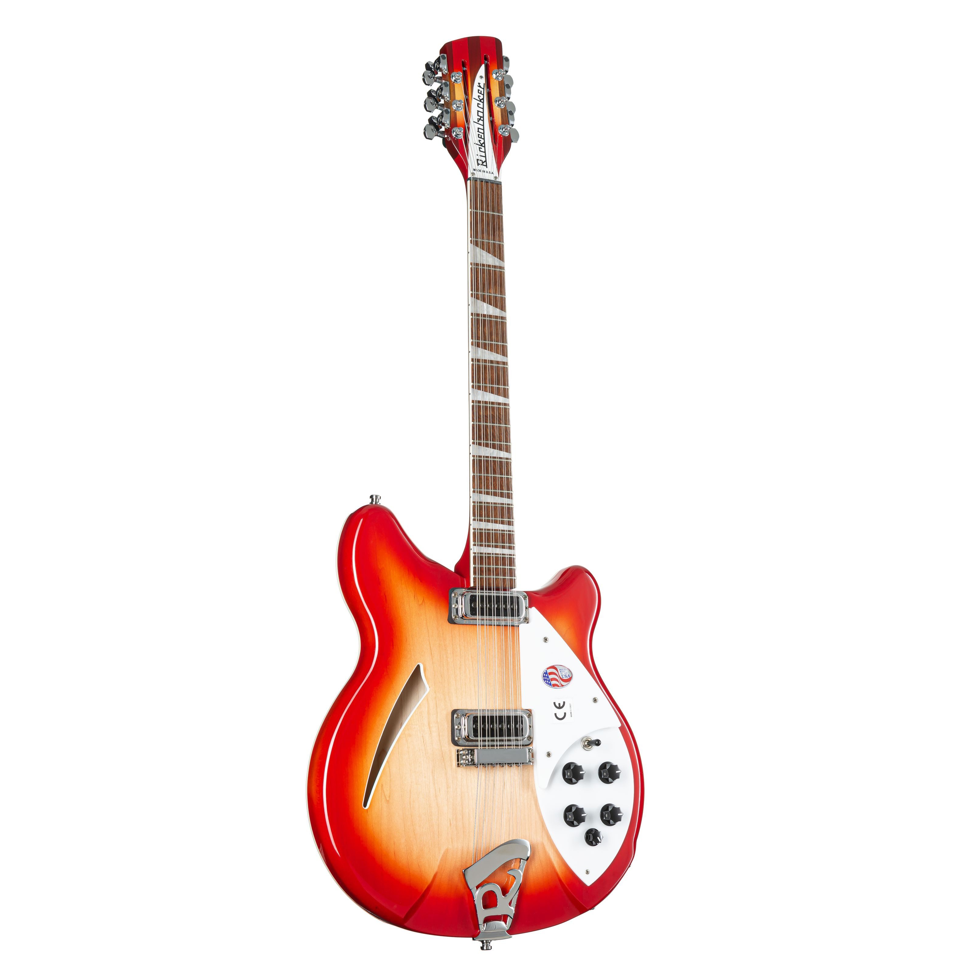 Rickenbacker Halbakustik-Gitarre, 360/12 Fireglo - Halbakustik Custom Gitarre