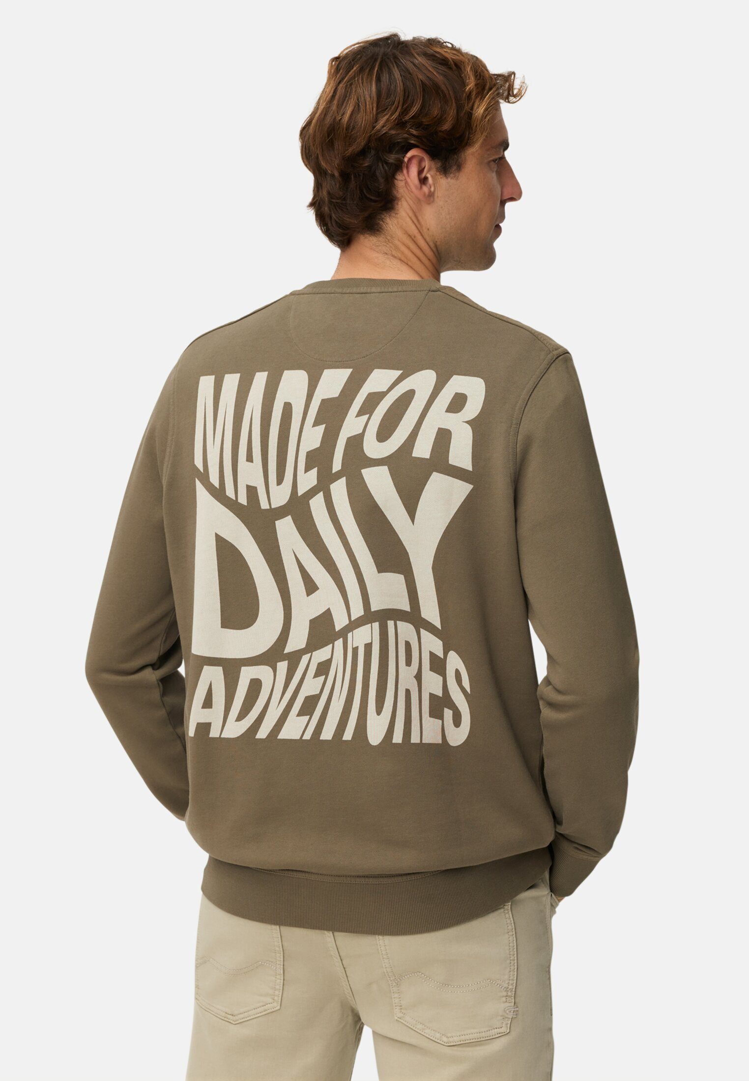 camel active Sweatshirt mit Backprint Langarm