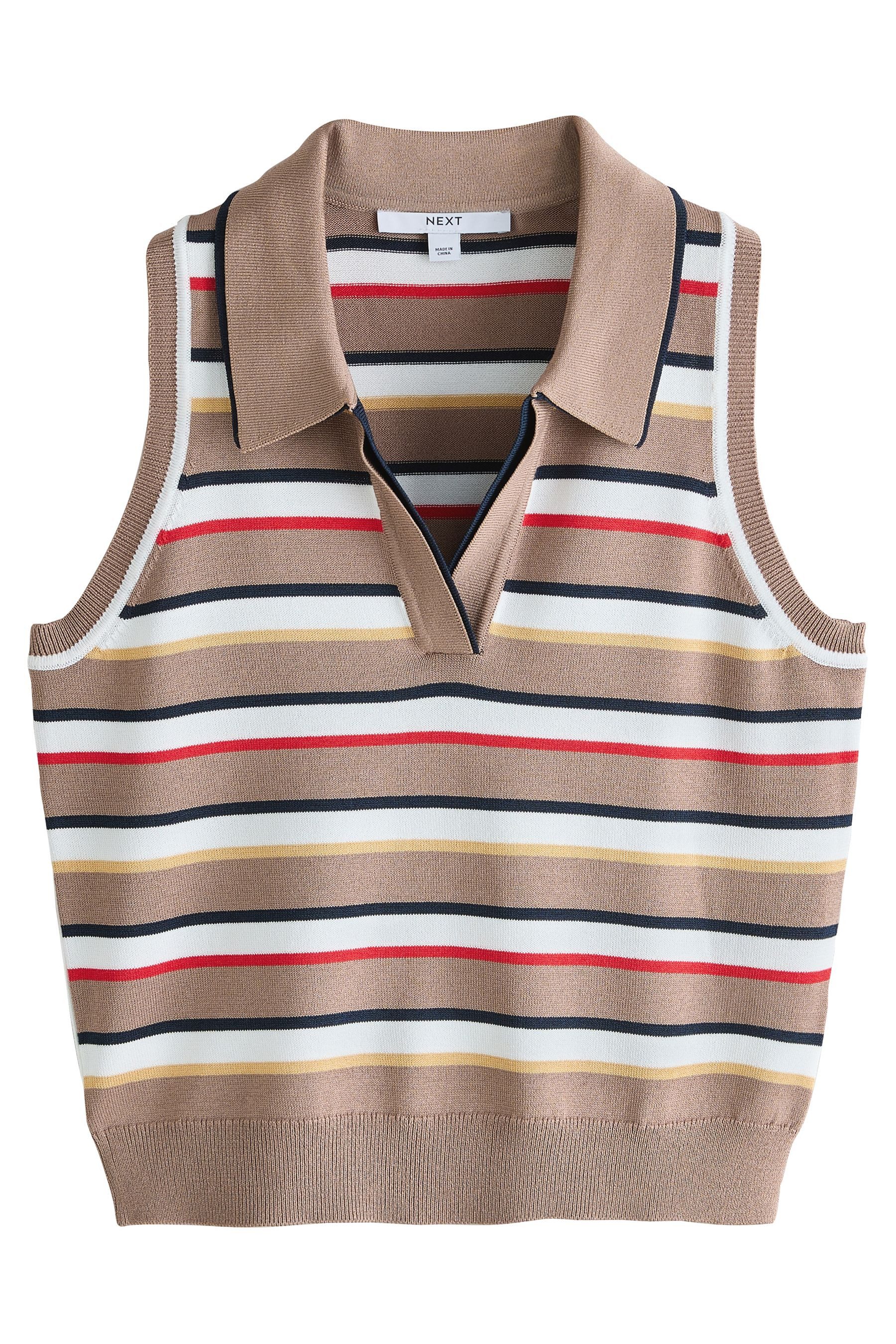 Trägertop Kurzärmeliges, elegantes Polo-Oberteil