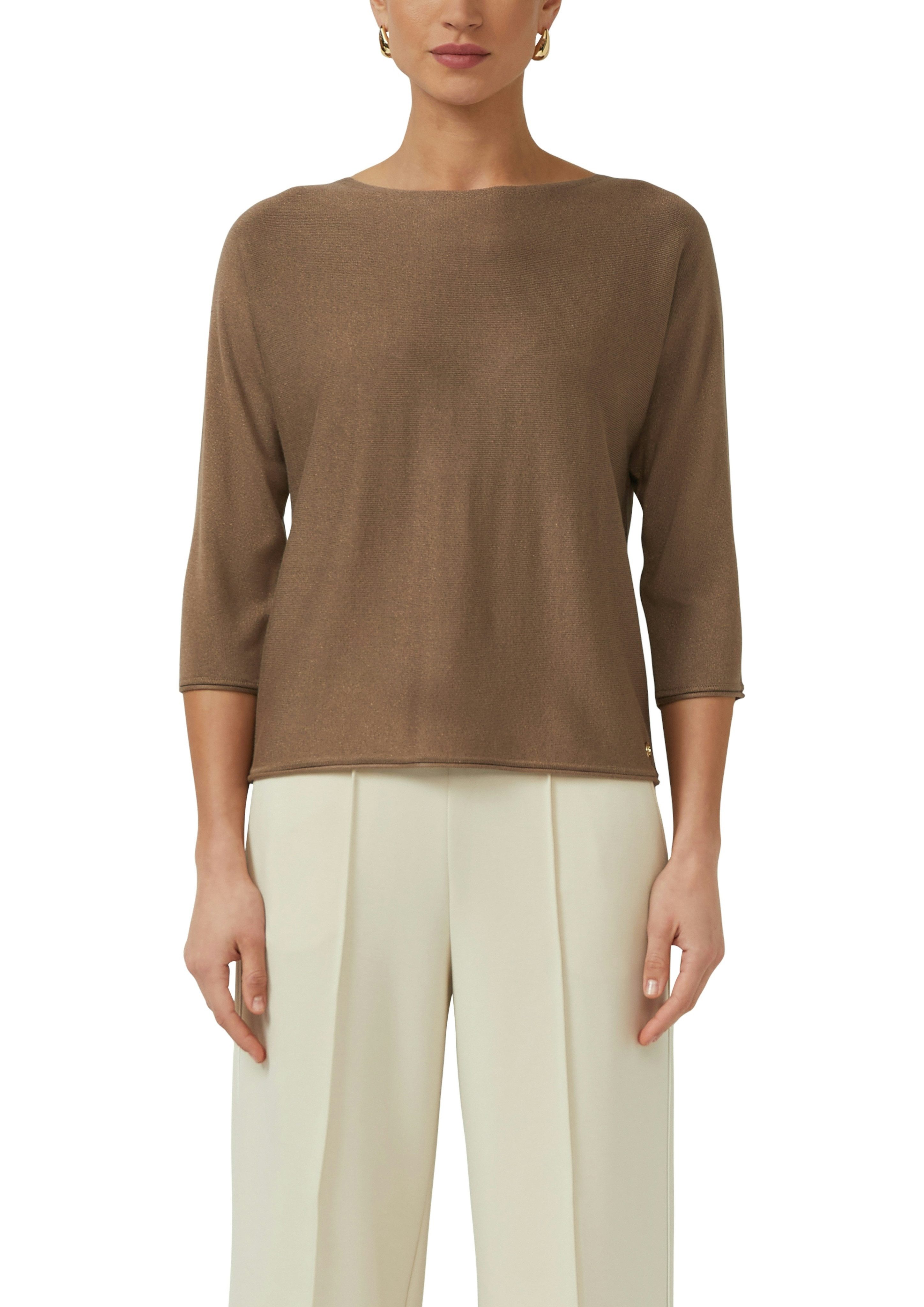 s.Oliver BLACK LABEL 3/4 Arm-Pullover mit Glitzer-Details