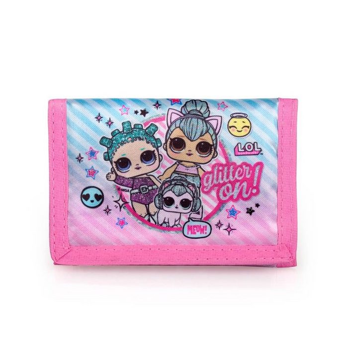 LOL Surprise Mini Bag LOL Surprise - Geldbörse 12x9 cm (Klettverschluss Mädchen) Geringes-Gewicht
