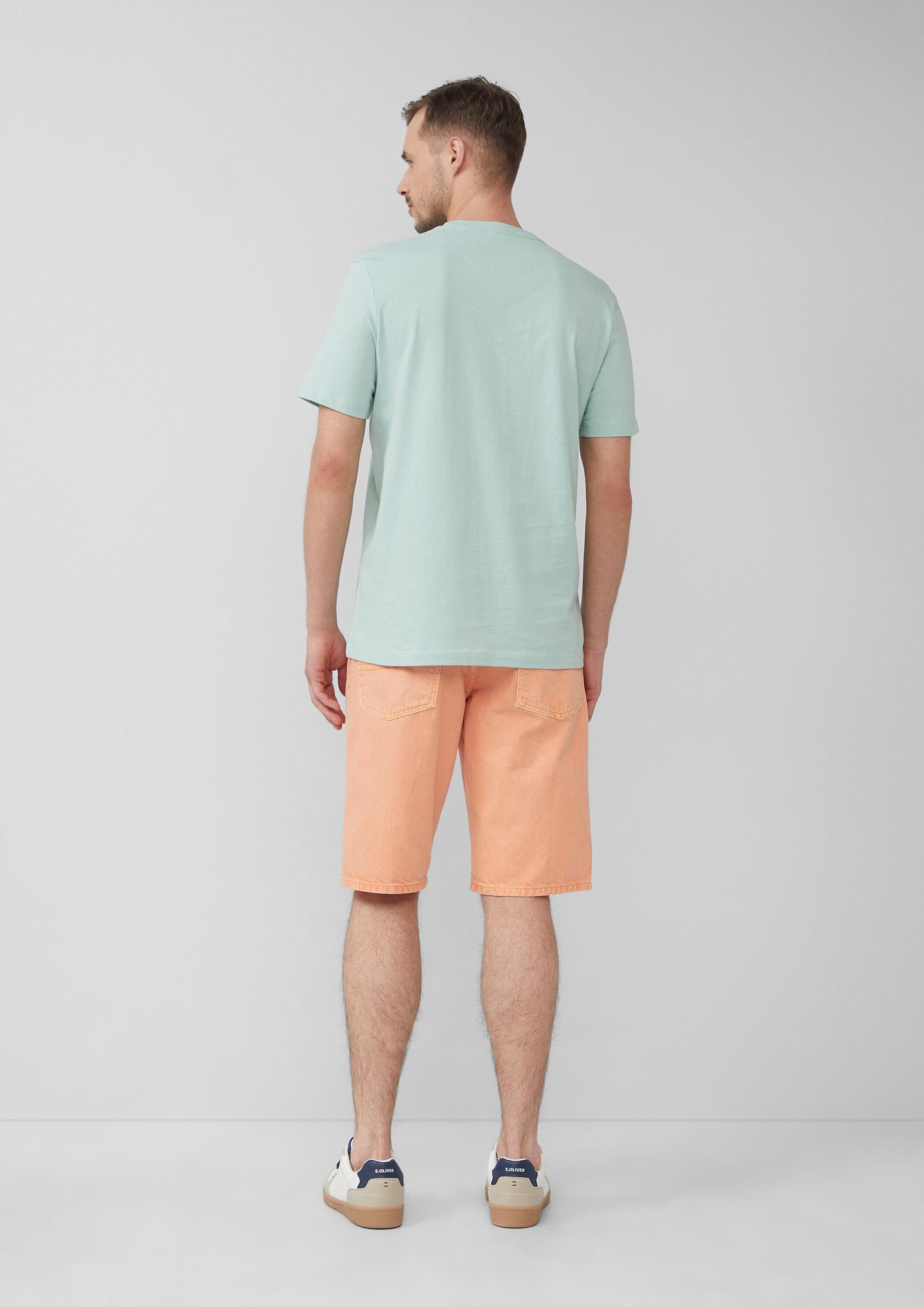 s.Oliver Jeansshorts Jeans-Hose Coloured Jeans-Bermuda / Regular Fit / Mid Rise