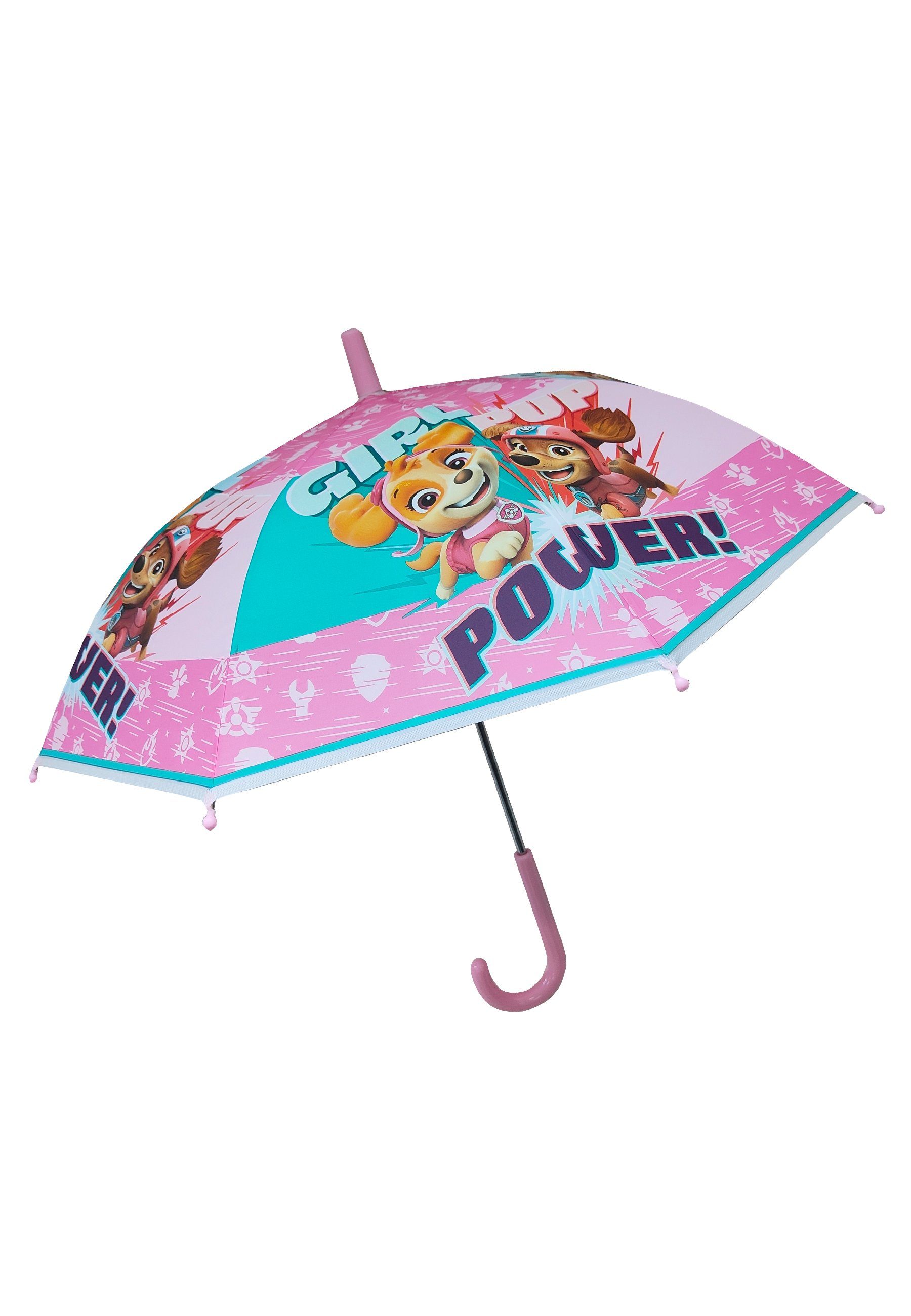 Skye Mädchen PATROL Kinder Stockregenschirm PAW Regenschirm Stock-Schirm