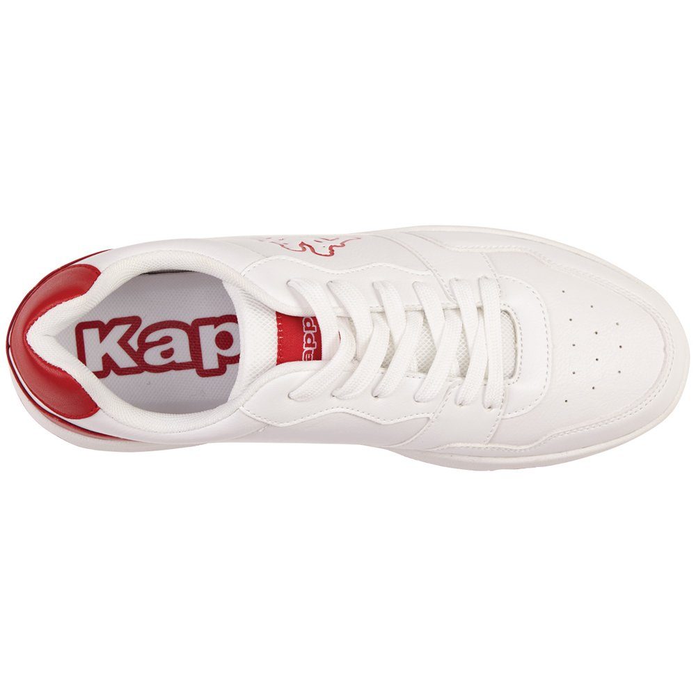 white-red Innensohle Sneaker Kappa herausnehmbarer mit