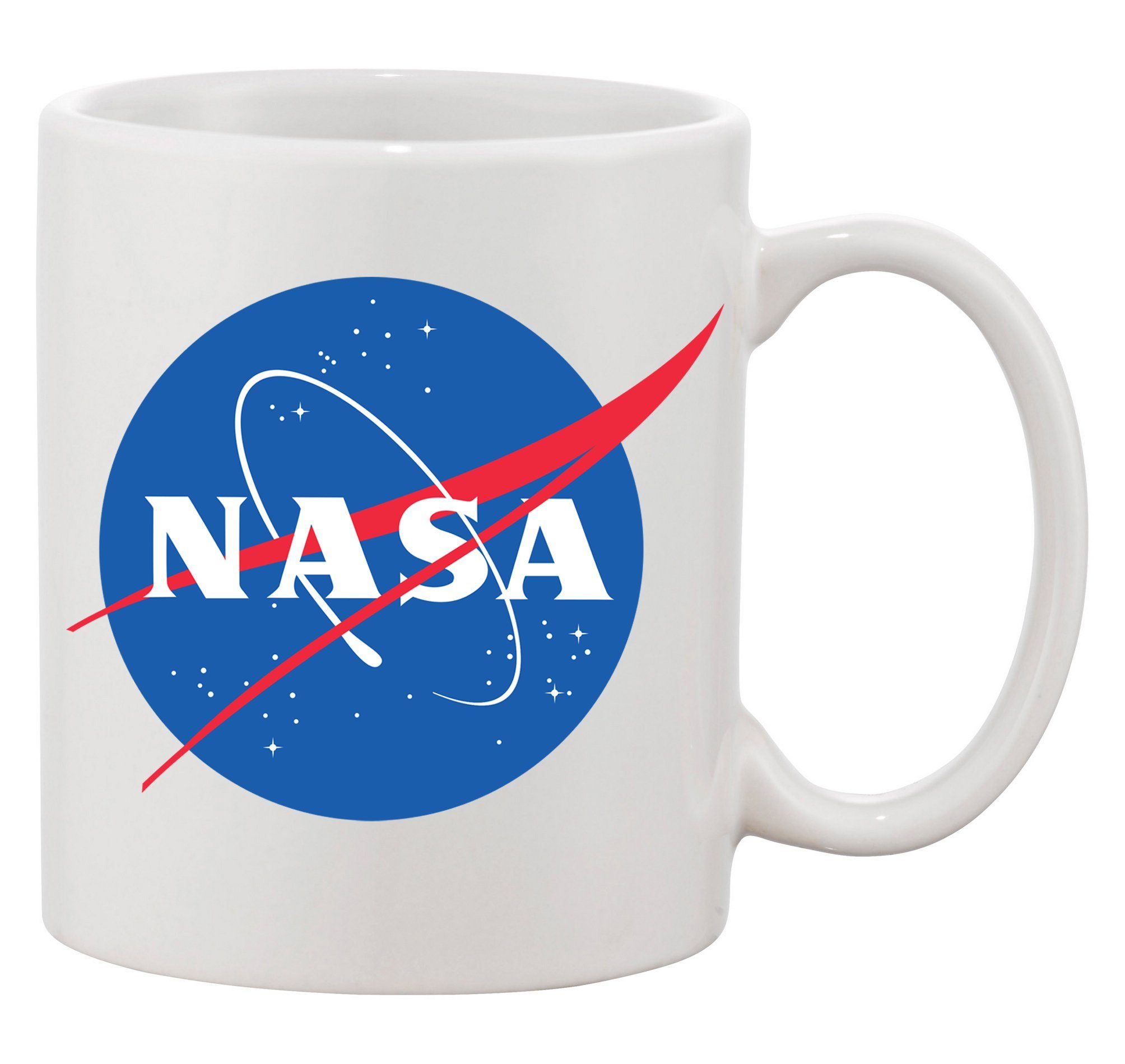 Blondie & Brownie Tasse Nasa Mars Mond Rakete Mission Elon Space Force, Keramik, Spülmachinenfest Weiß