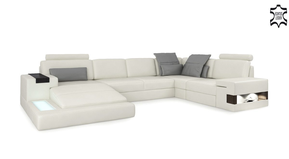 Xlmoebel Ecksofa Eckledersofa Bellini in modernem Design mit hochwertiger Polsterung, Hergestellt in Europa