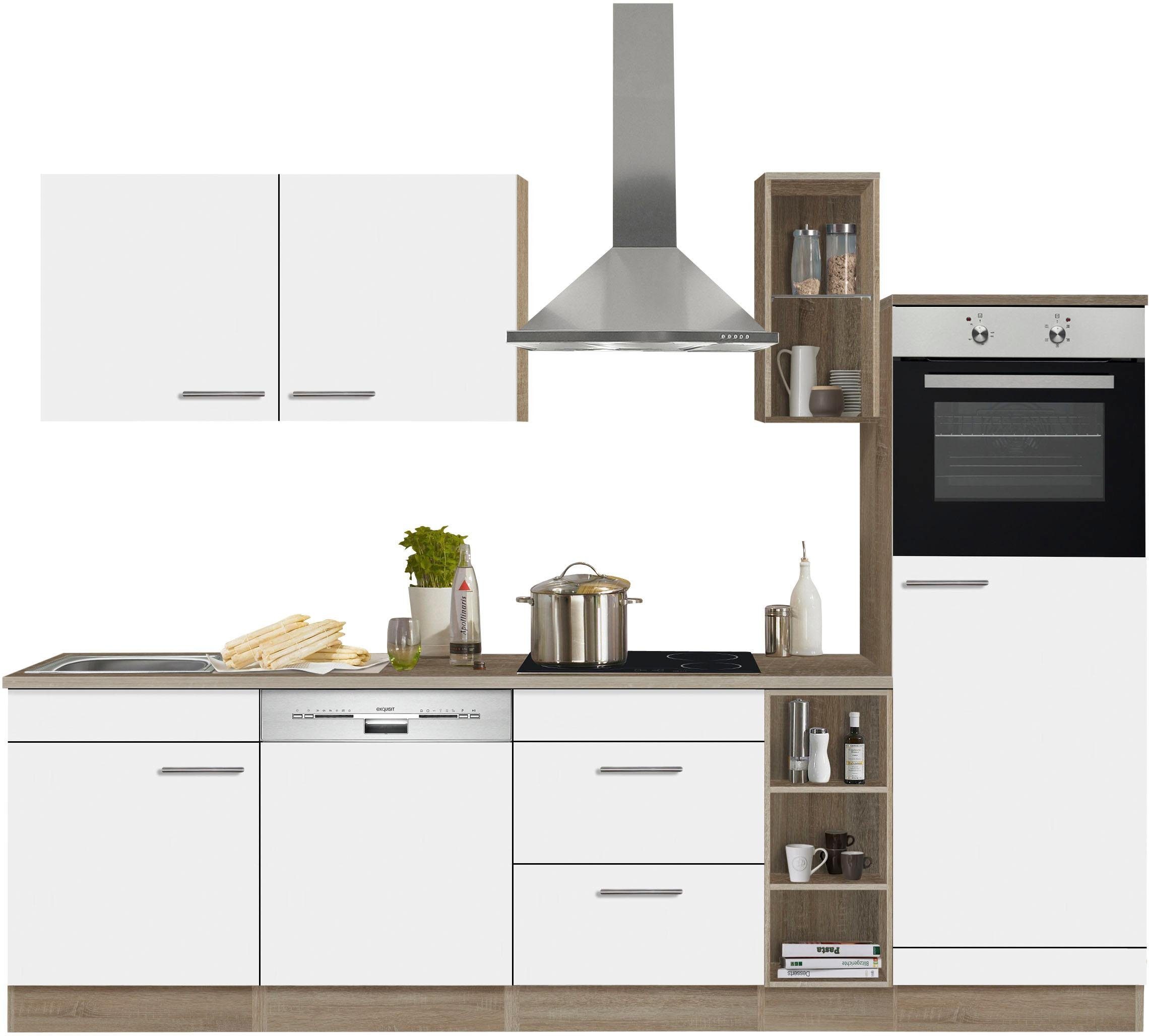 OPTIFIT Küchenzeile Kalmar, ohne E-Geräte, 4 cm, erhältlich Breite 270 In Farbkombinationen