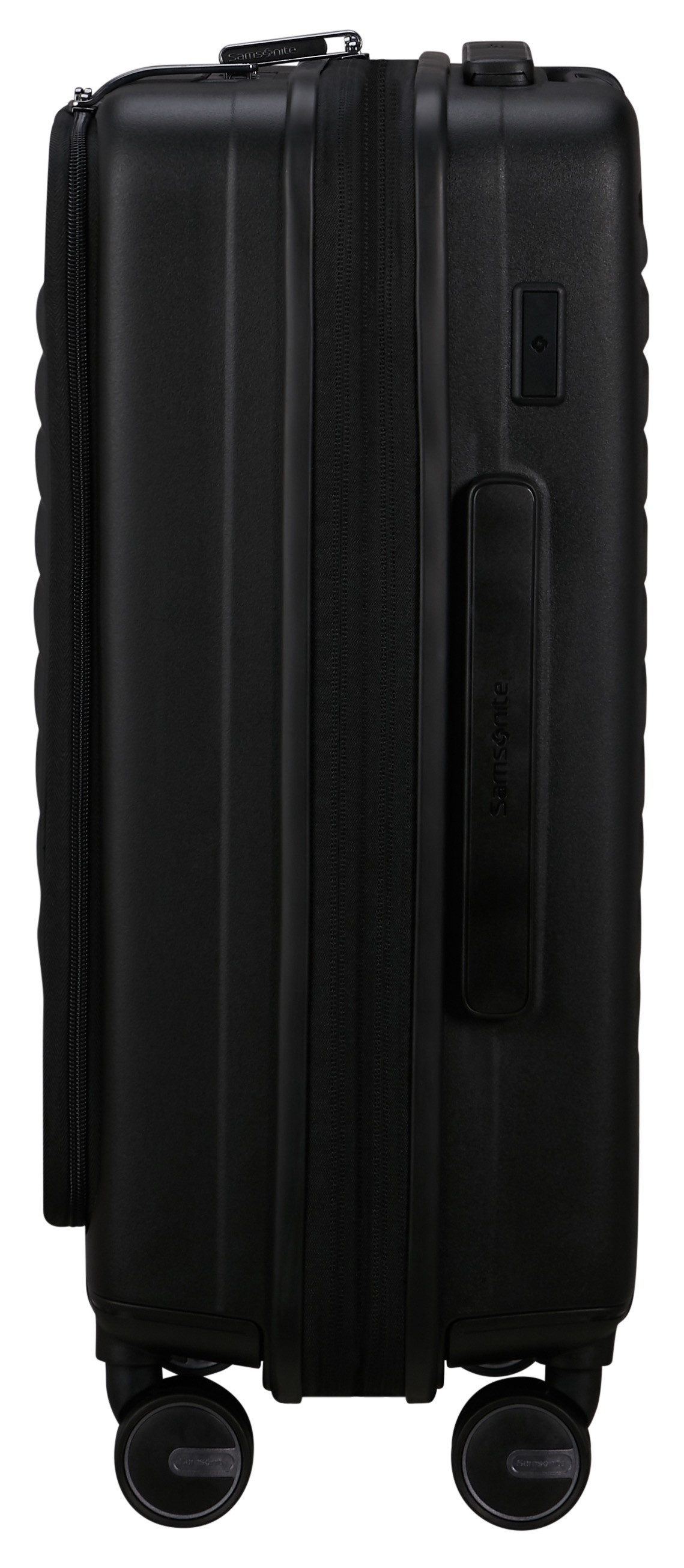 Samsonite Hartschalen-Trolley RESTACKD, verschiedene Größen und Farben, 4 Rollen, für Urlaub, Reise, Ferien und Geschäftsreise, mit Volumenerweiterung