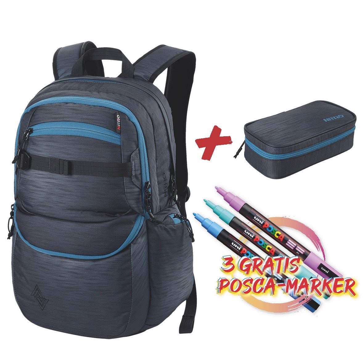 NITRO Freizeitrucksack Future Hero (Set, 3-tlg., günstig online kaufen