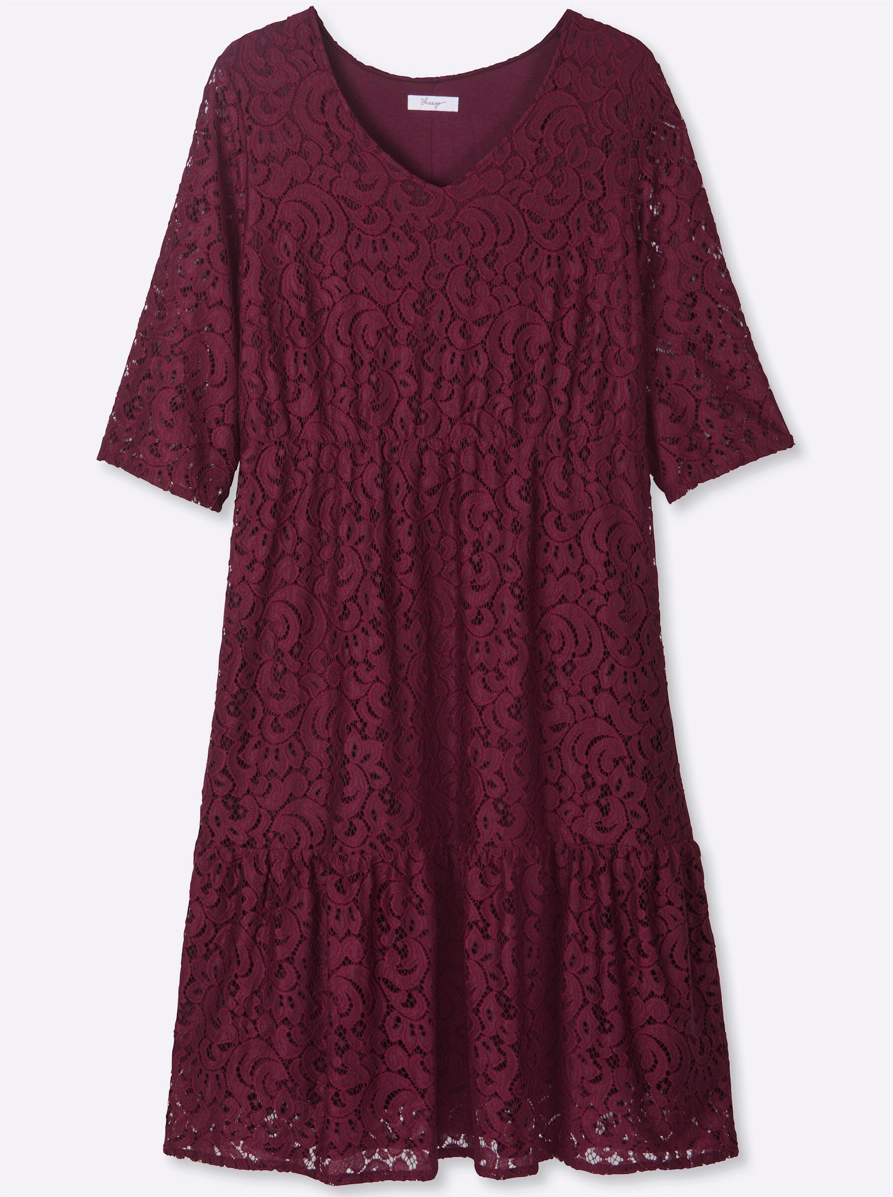Etuikleid Webkleid 3/4-Arm