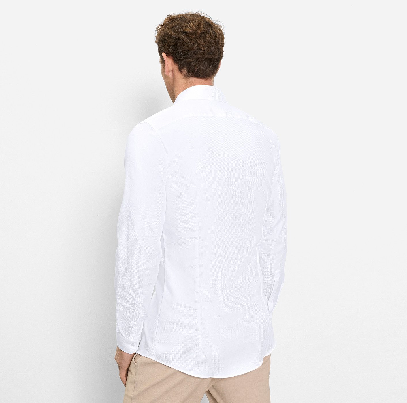 OLYMP Langarmhemd No 6 six Royal Kentkragen, Businesshemd, super slim fit