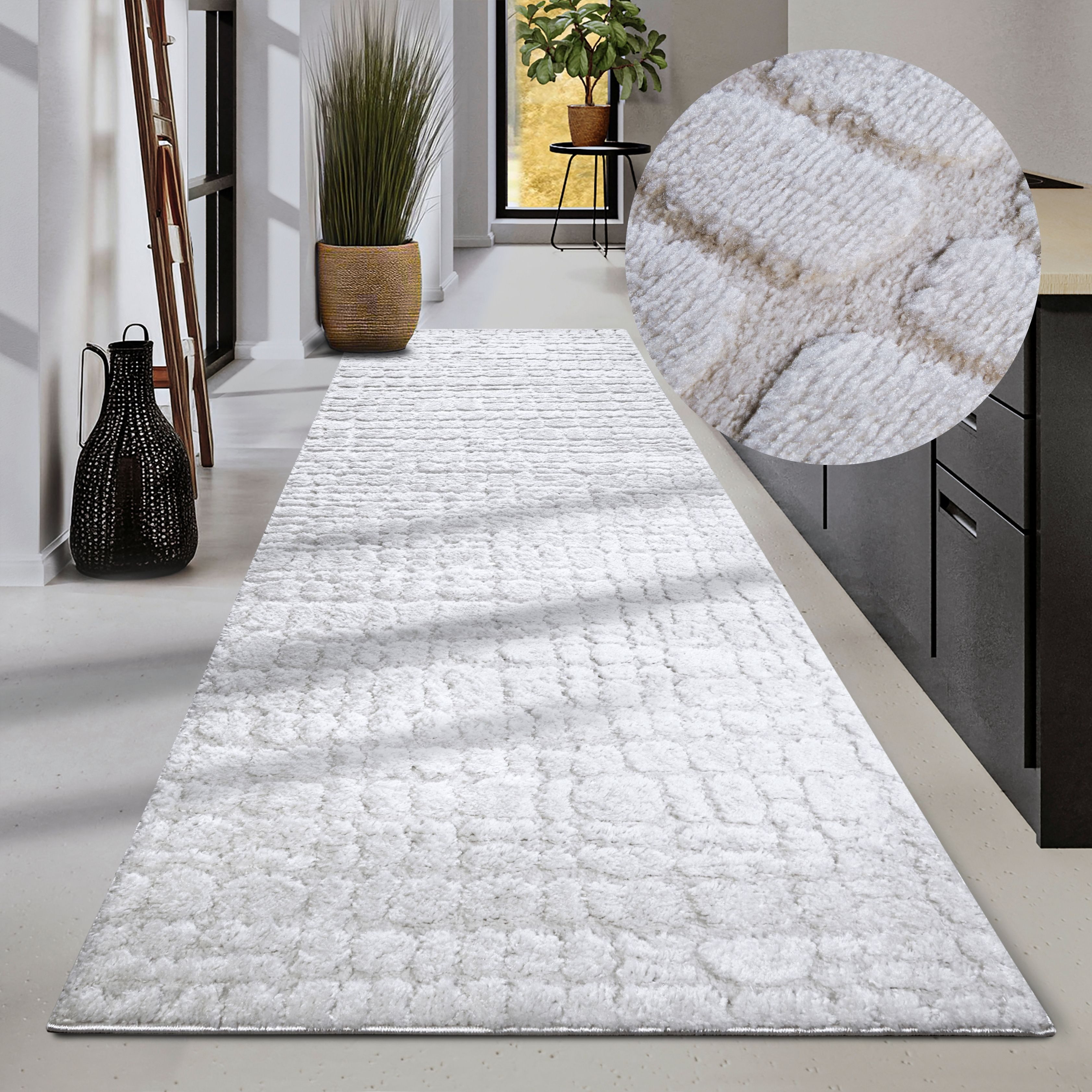 ELLE DECORATION Designteppich "Artistique" rechteckig 18 mm Höhe Hochflor, günstig online kaufen