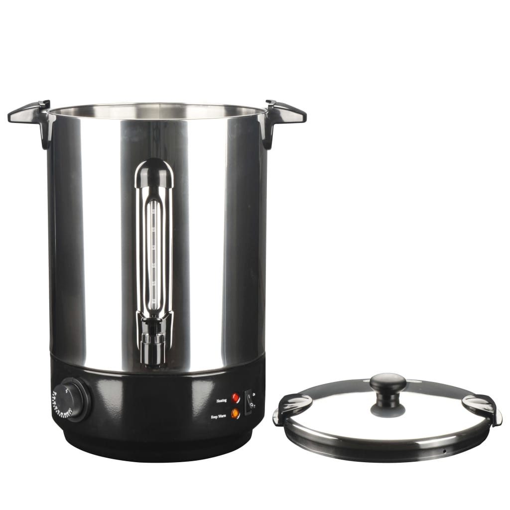 vidaXL Einkoch- und Heißgetränkeautomat Weinwärmer Edelstahl 15 L 2500 W