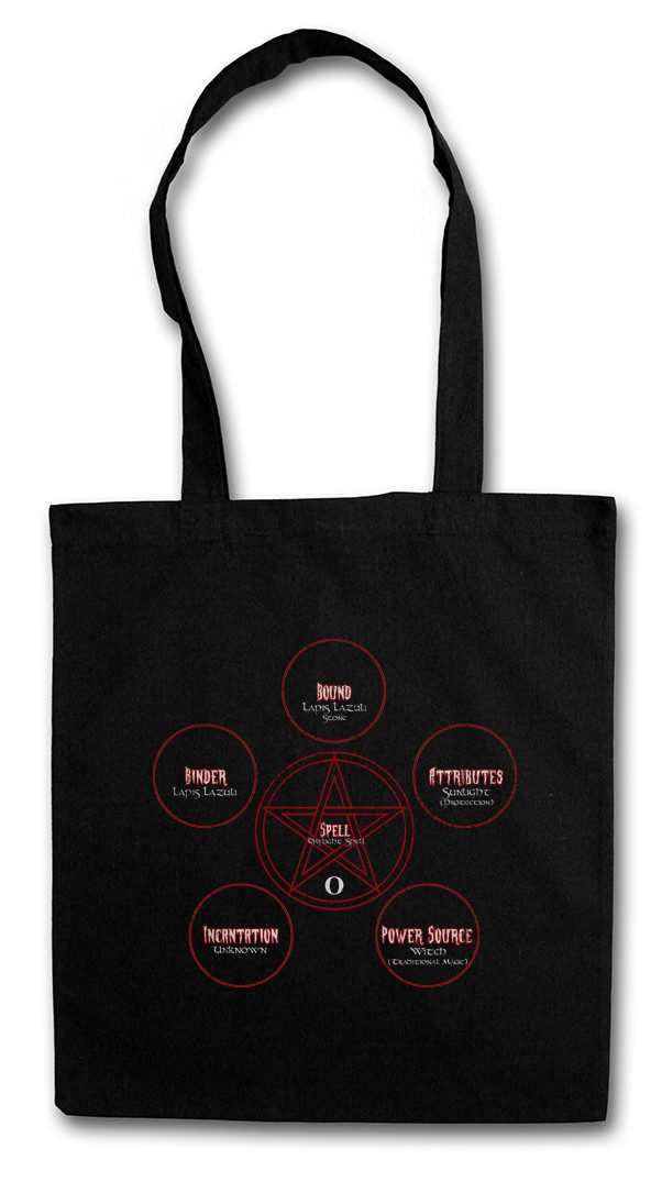 Beuteltasche Daylight Spell Stofftasche TV Vampire Ring Amulet Amulett Diaries
