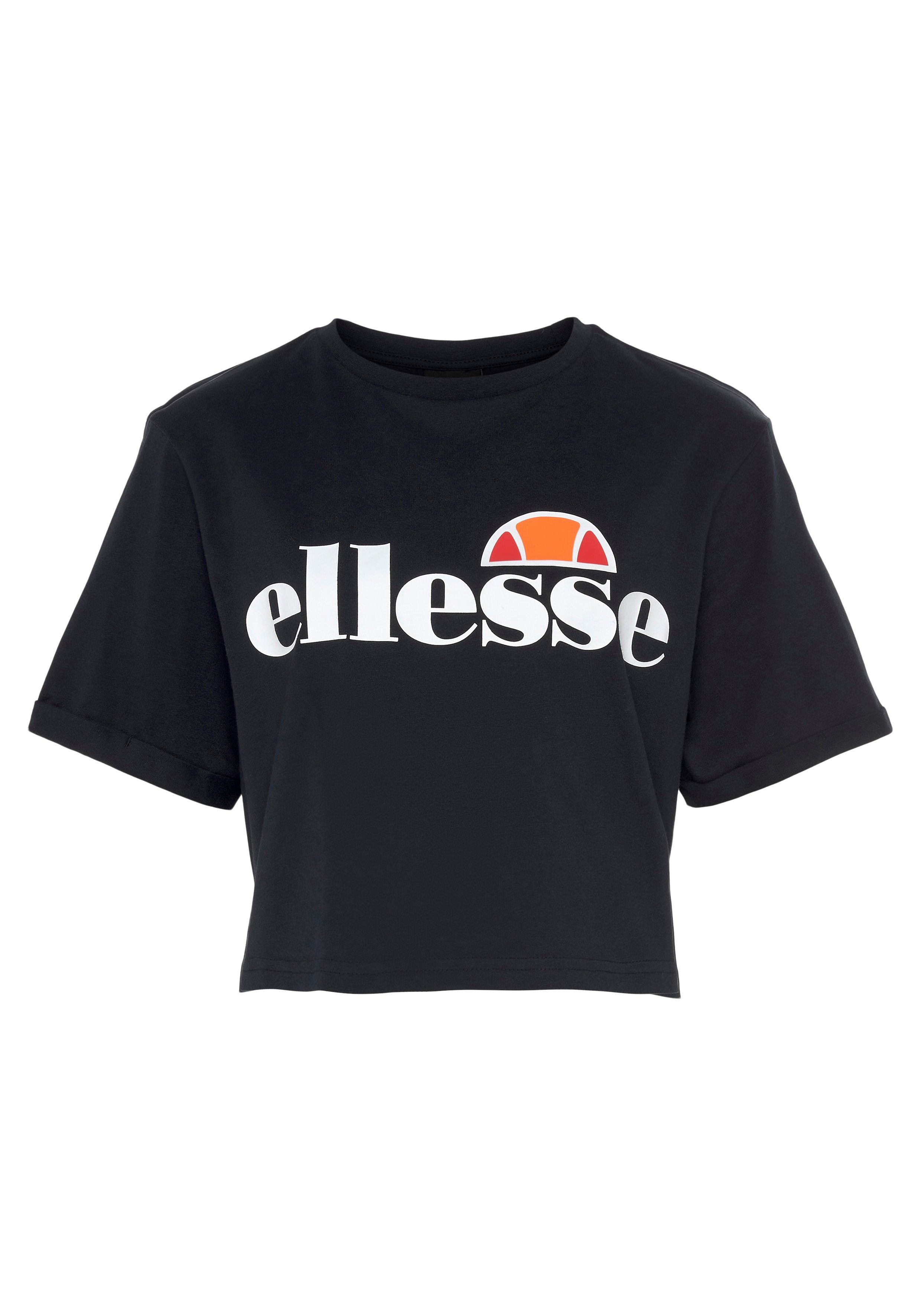 Ellesse Anthracite TEE ALBERTA T-Shirt CROPPED