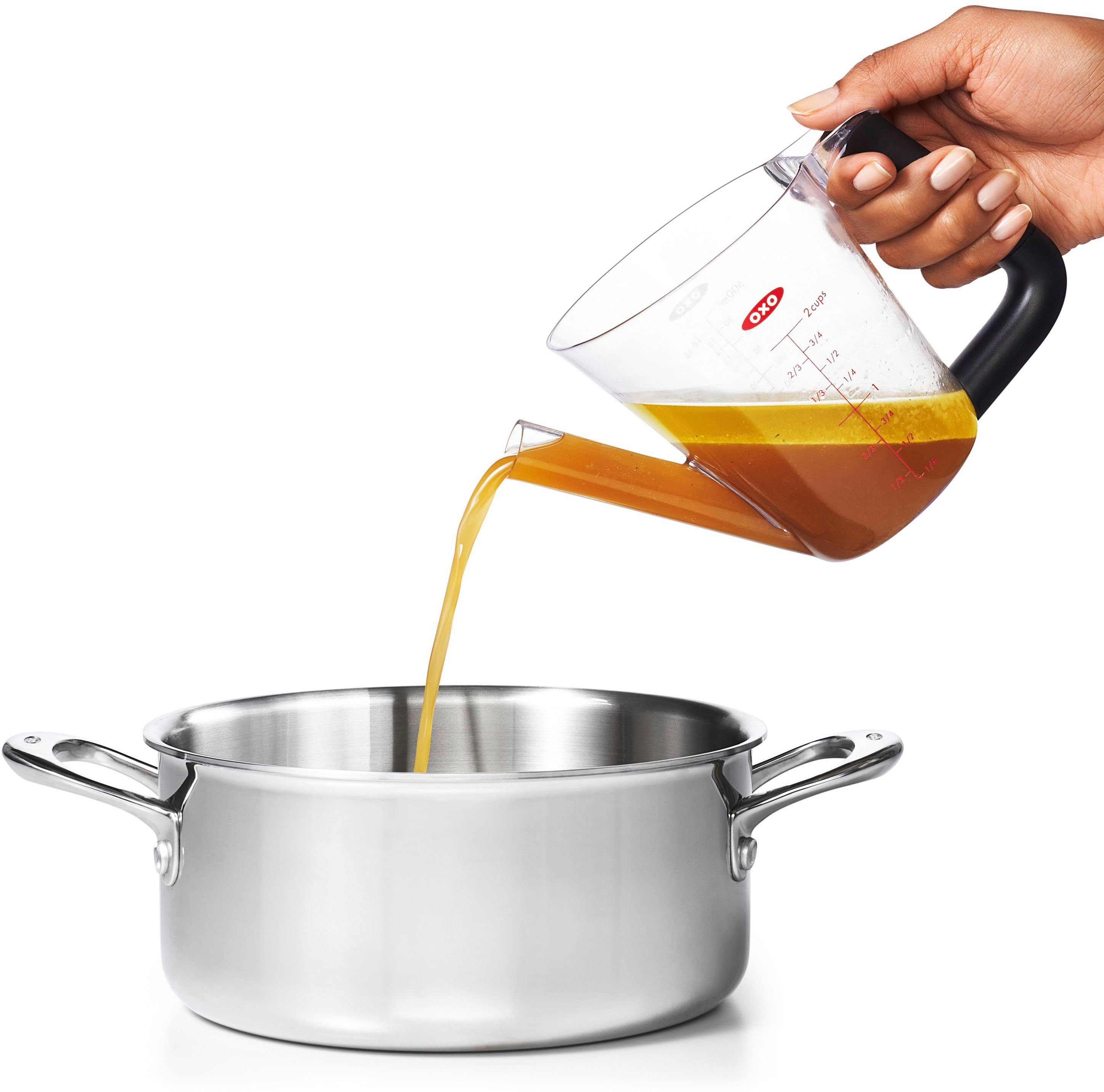 OXO Good Grips Fetttrennkanne, Kunststoff, 500 ml