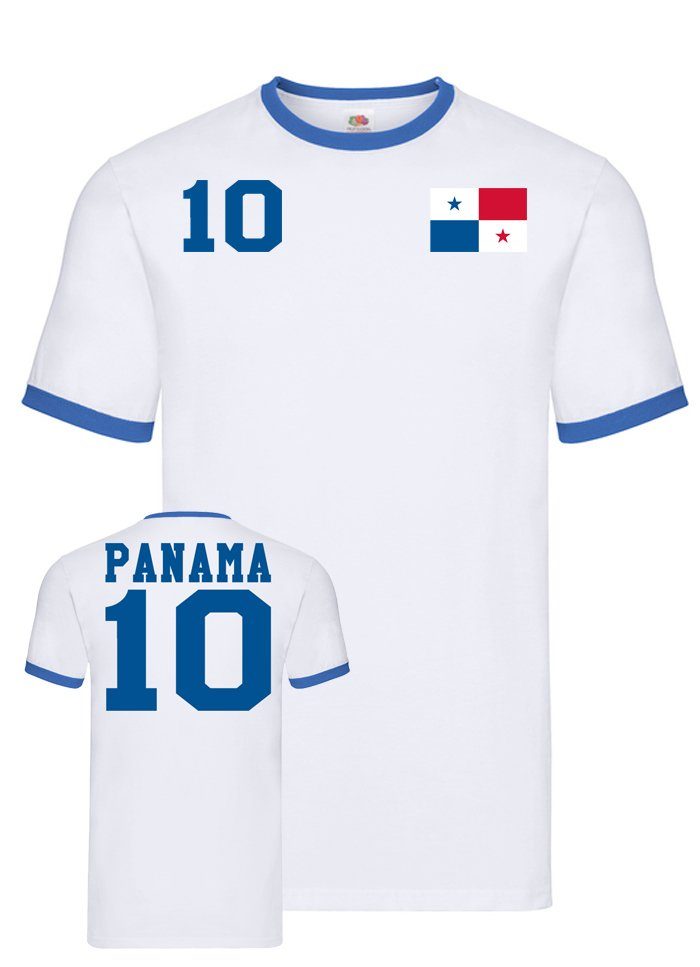 Sport Fußball Blondie & Copa Herren Trikot Panama Brownie Weltmeister America WM T-Shirt