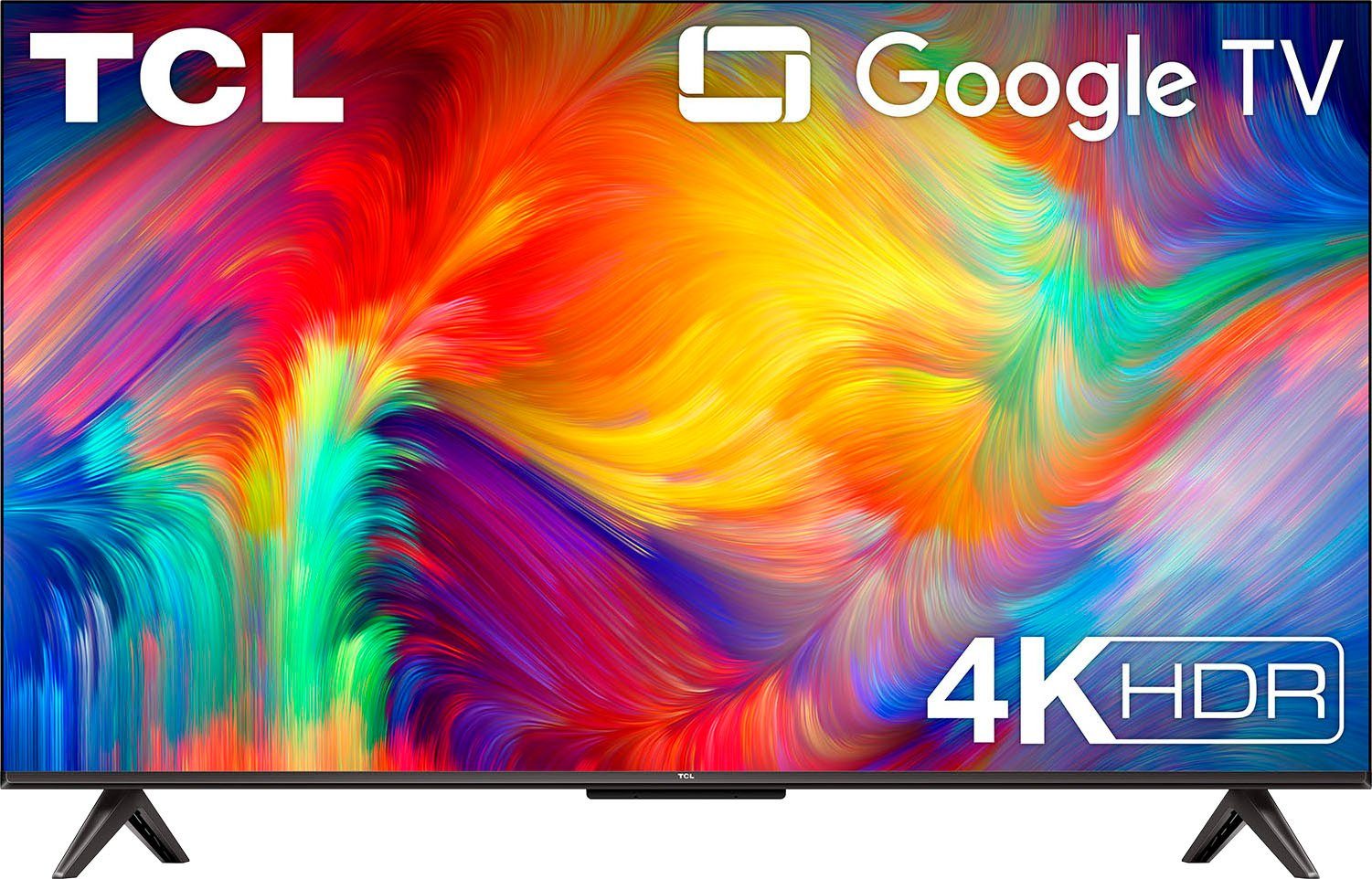 TCL 43P731X1 LED-Fernseher (108 cm/43 Zoll, 4K Ultra HD, Google TV,  Smart-TV, HDR Premium, Dolby Atmos, HDMI 2.1, Metallgehäuse)
