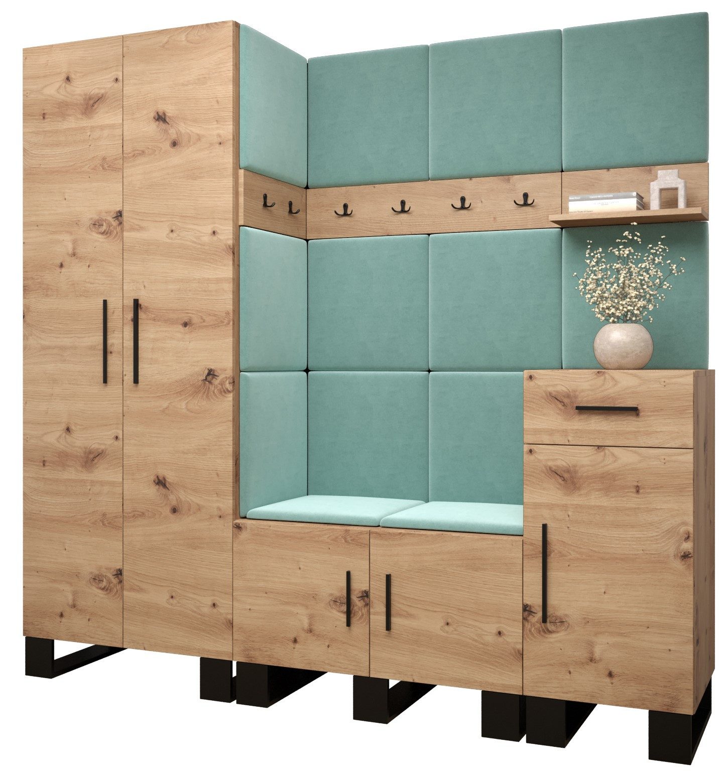 ABIKS MÖBEL Garderoben-Set ARTIN Set 1 günstig online kaufen