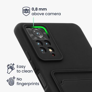 kwmobile Handyhülle Hülle für Xiaomi Redmi Note 11 Pro / (5G), Handyhülle mit Fach für Karten - Handy Cover Case