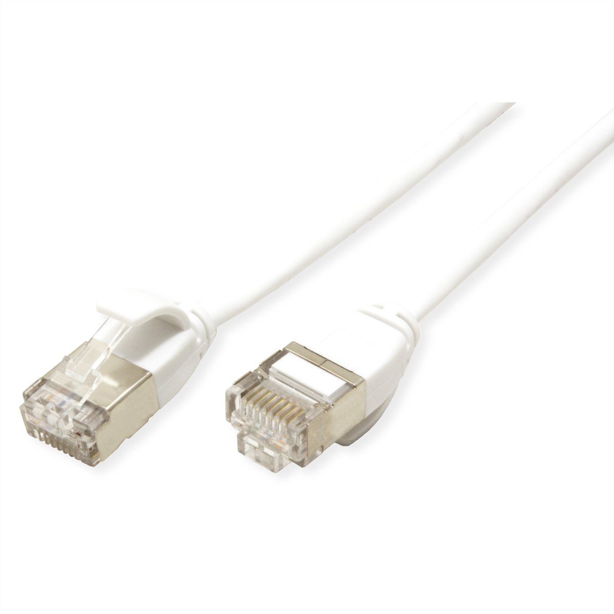 ROLINE U/FTP DataCenter Kabel Cat.7 LAN-Kabel, RJ-45 Männlich (Stecker), RJ-45 Männlich (Stecker) (50.0 cm), LSOH, mit RJ45 Steckern (500 MHz / Class EA), slim
