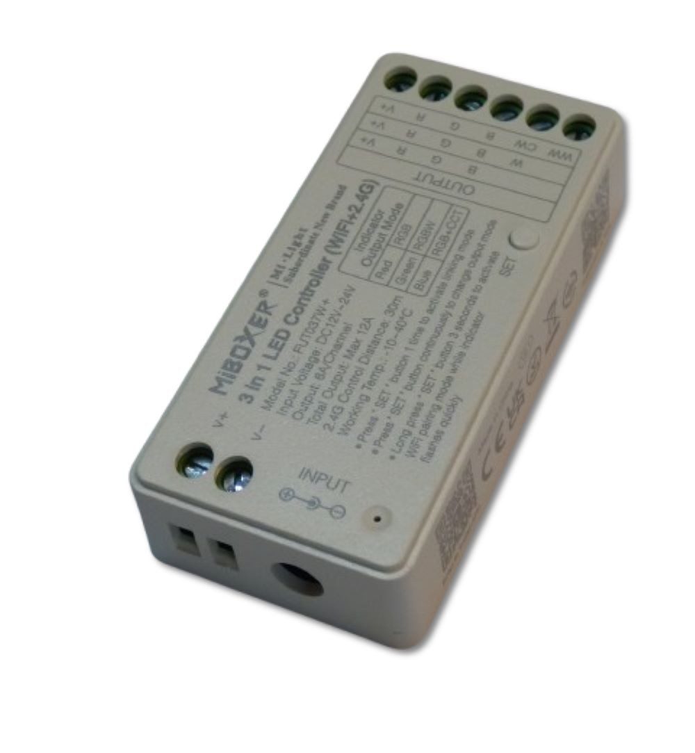 Lichtideen LED Außen-Wandleuchte 6970 LED WiFi Controller 3in1 4 Zonen Radio-Frequenz 6 Ampere3/Kanal
