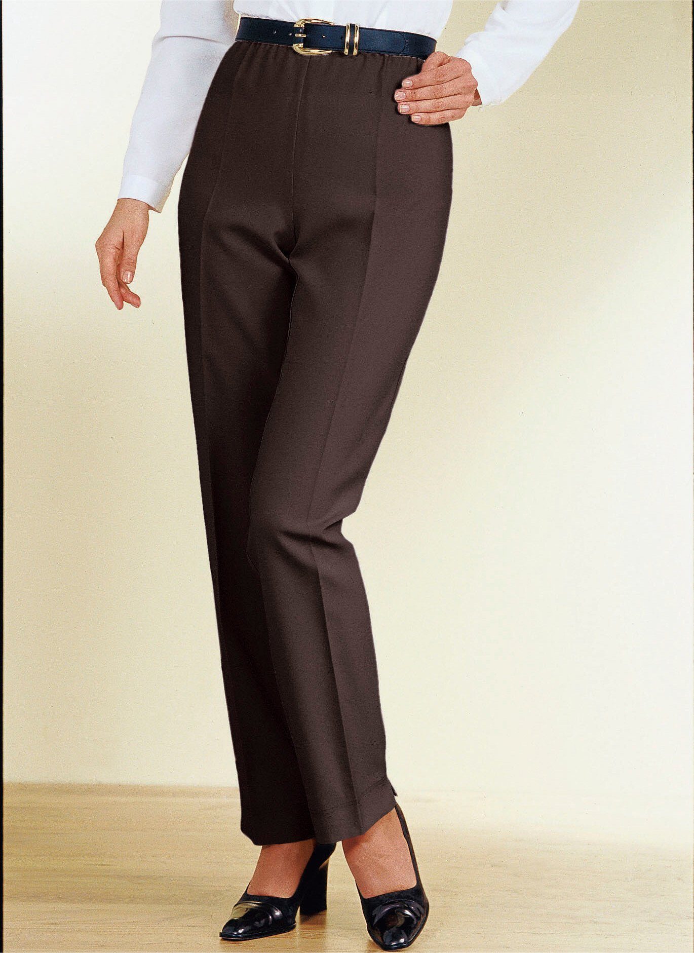 Sieh an! Jerseyhose Bügelfaltenhose Innenbeinlänge ca. günstig online kaufen