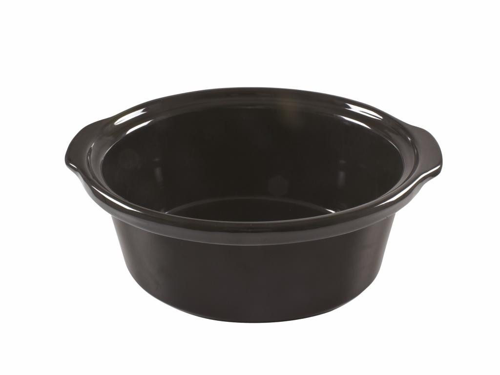 Beper Schongarer BC.510 Slow Cooker Crock-Pot 280 W, 4,5 Liter Glaskeramik Schongarer, 280 W, Display, Keramikschale, Glasdeckel, Antihaftbeschichtung – Bild 4 von 5