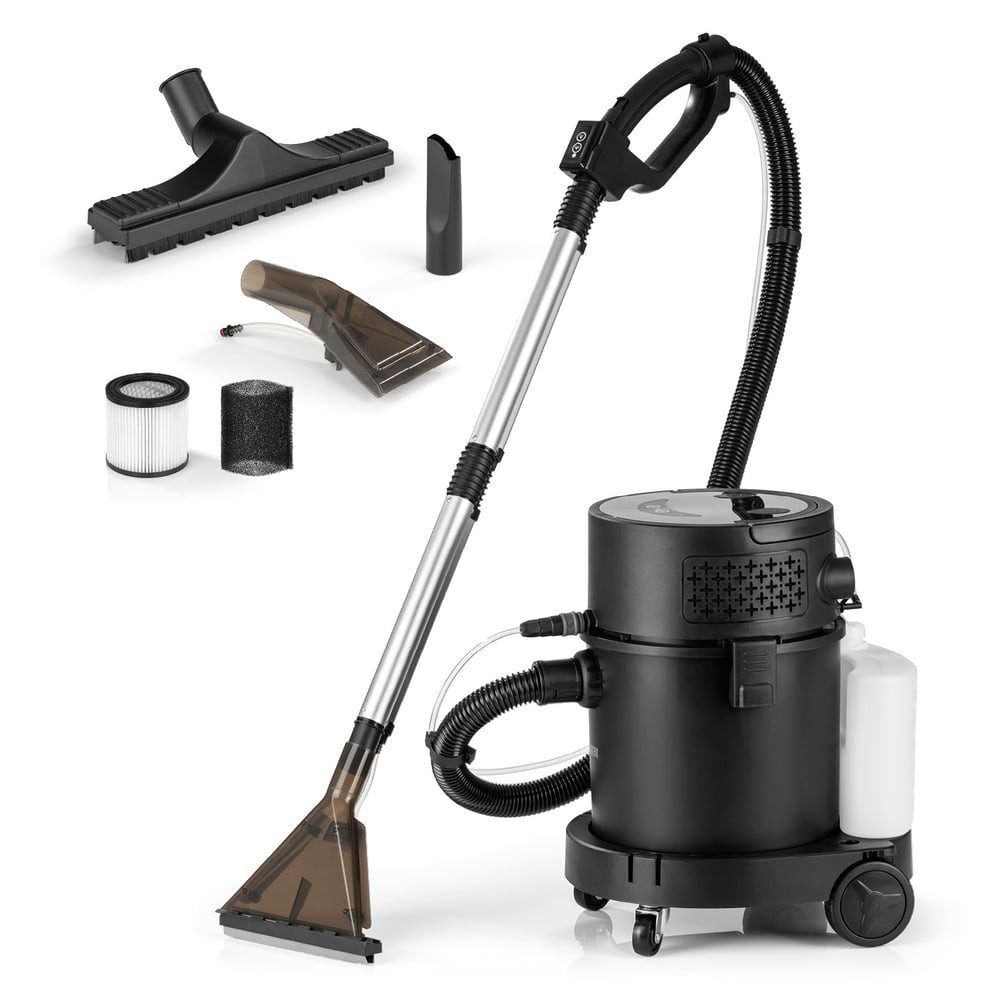 N8WERK Teppichreinigungsgerät Sprüh- und Waschsauger Power Clean, 1200 W, Waschsauger Teppichreiniger Shampoonierer Teppich