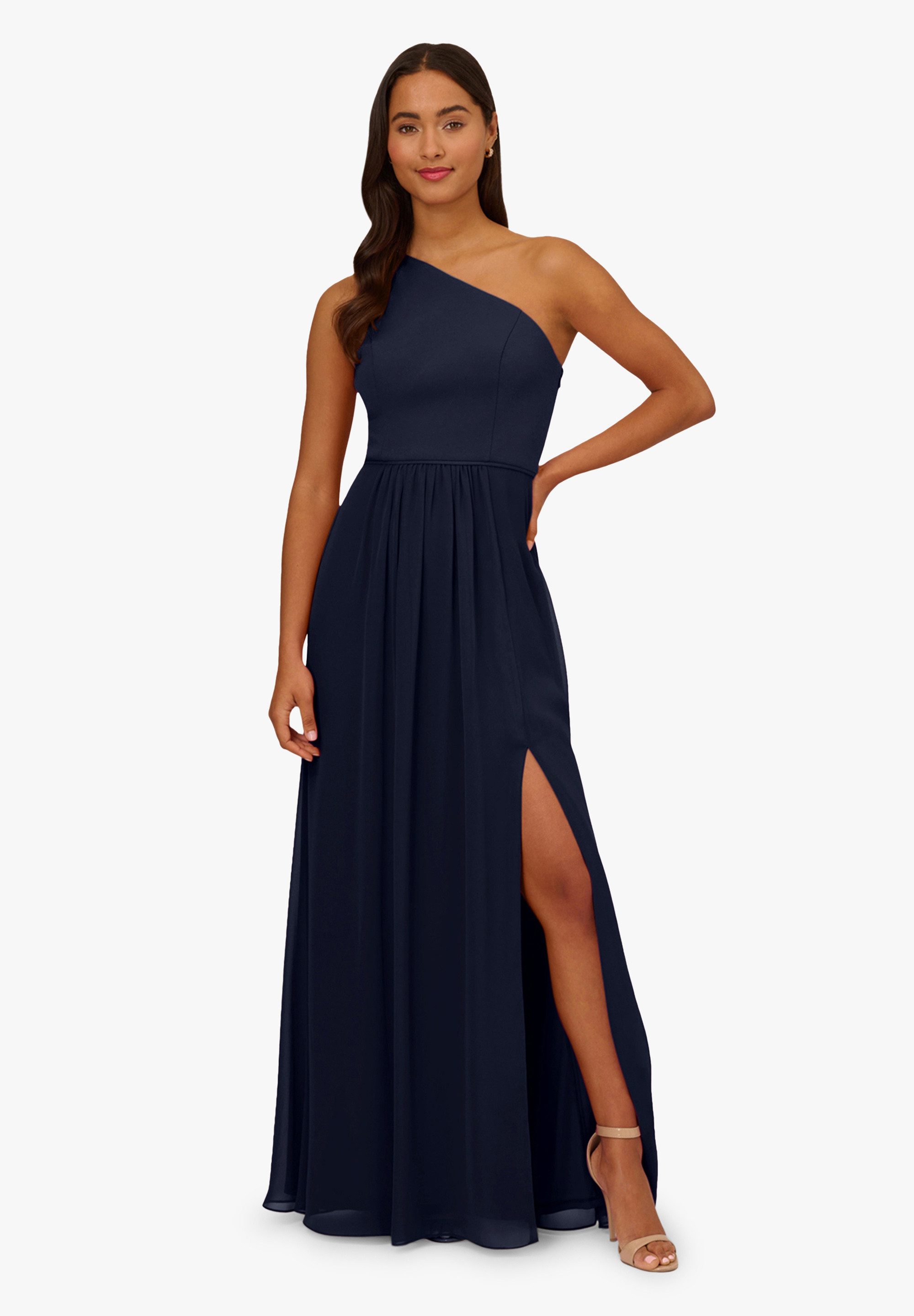 Adrianna Papell Abendkleid One Shoulder Chiffon Gown Glamourös, klassisch, günstig online kaufen