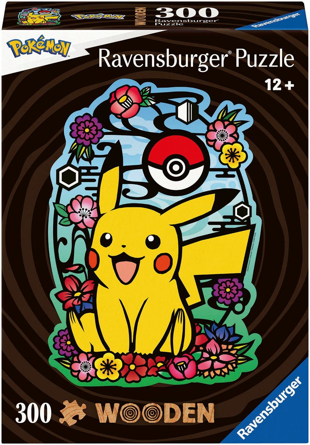 Ravensburger Puzzle Pokemon Pikachu, 300 Puzzleteile, Made in Europe