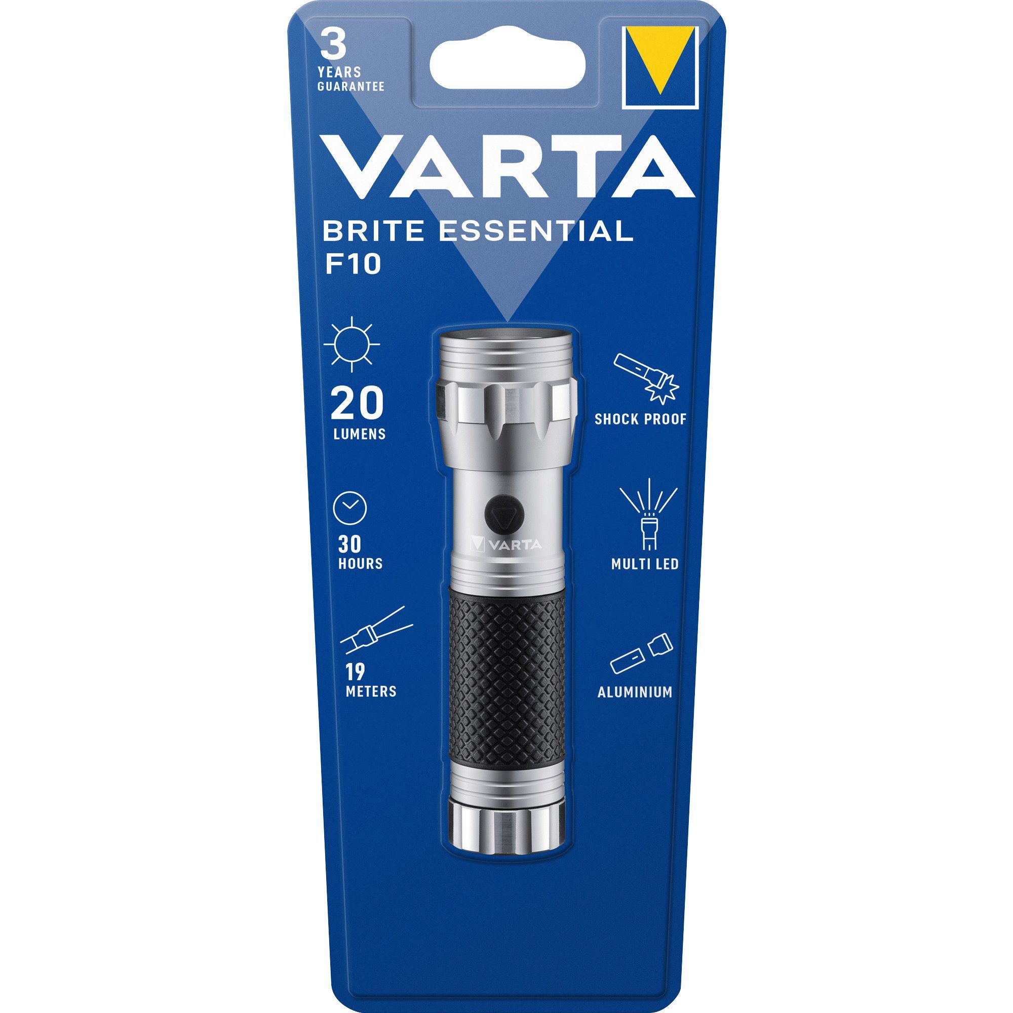 VARTA Taschenlampe VARTA Brite Essential F10, Taschenlampe