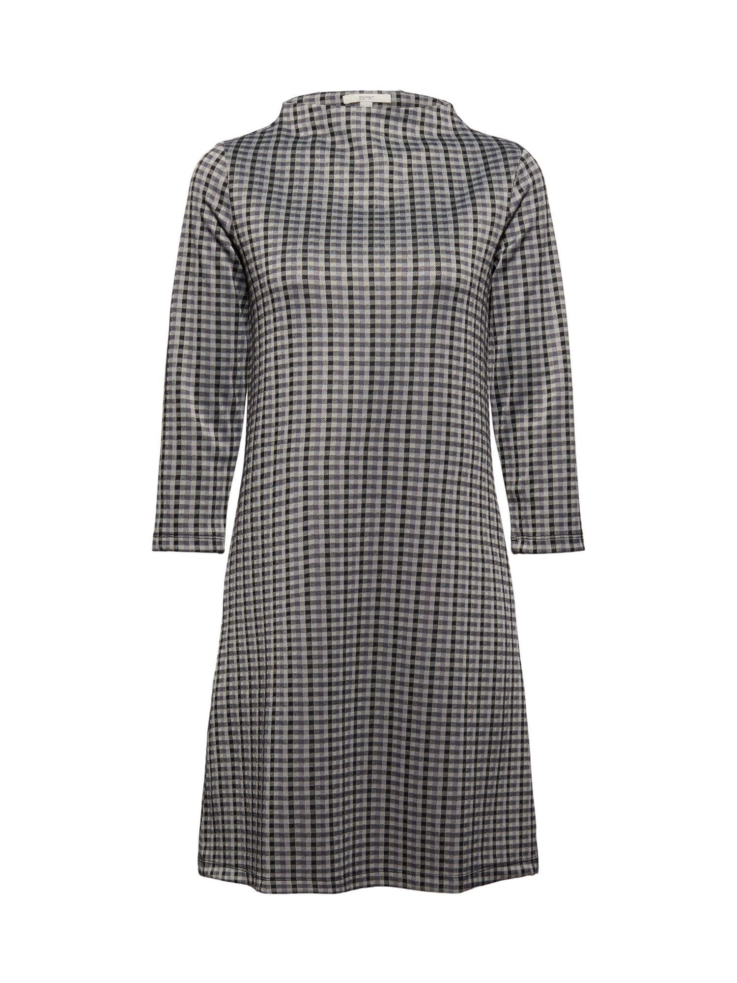 Damen Kleider Esprit Minikleid Recycelt: Jerseykleid mit Karomuster