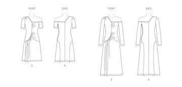H-Erzmade Kreativset Vogue® Patterns Papierschnittmuster Damen Kleid V