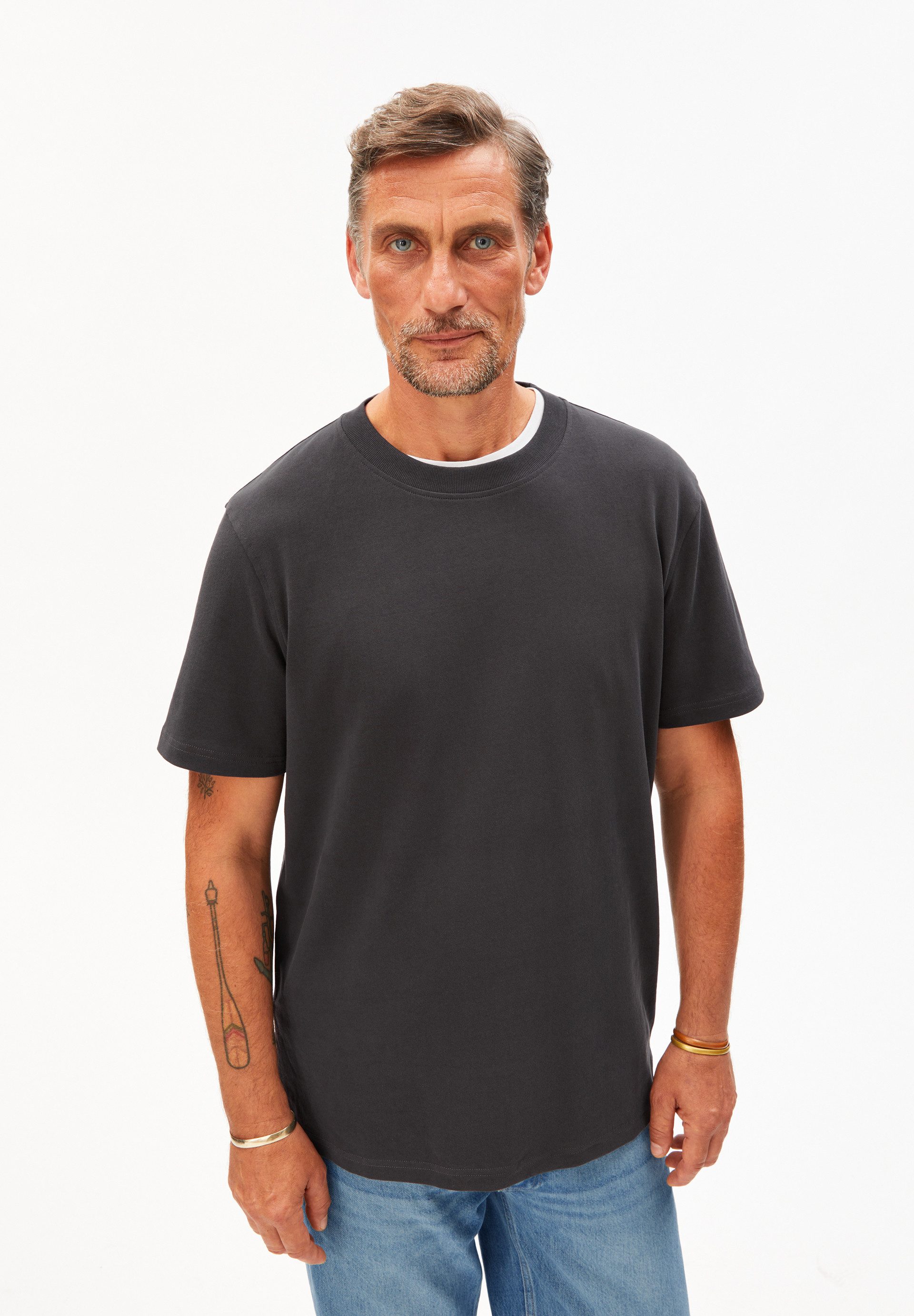 Armedangels T-Shirt MAARKOS (Relaxed Fit) Rundhalsausschnitt günstig online kaufen