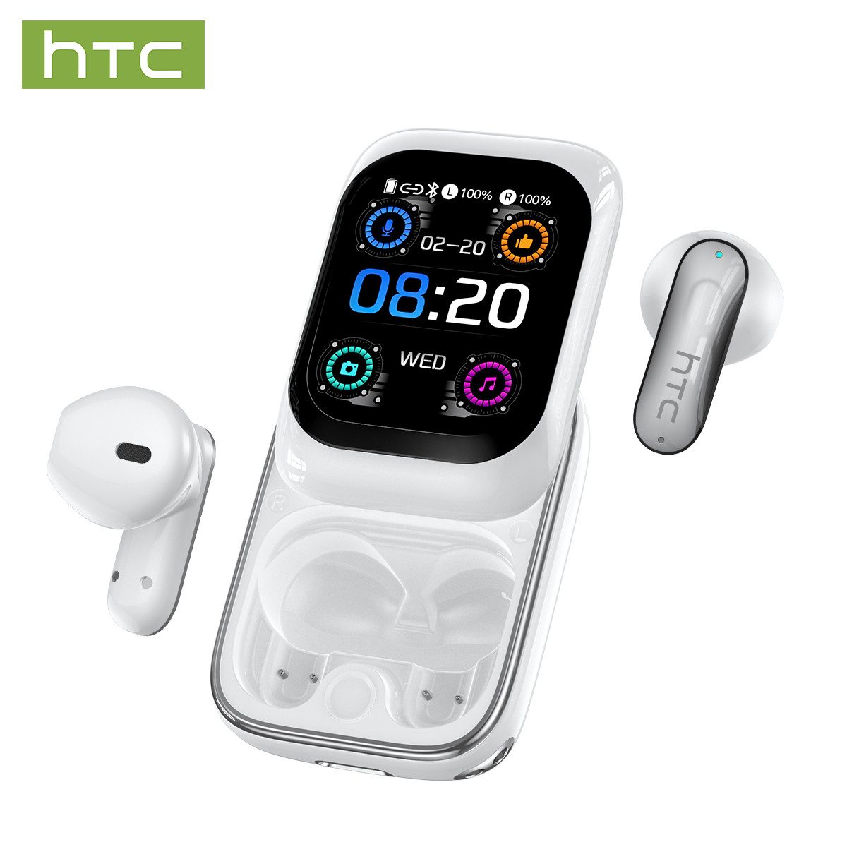HTC HTC NE48 In-Ear-Kopfhörer: 134-Sprachen-Übersetzung Bluetooth-Kopfhörer