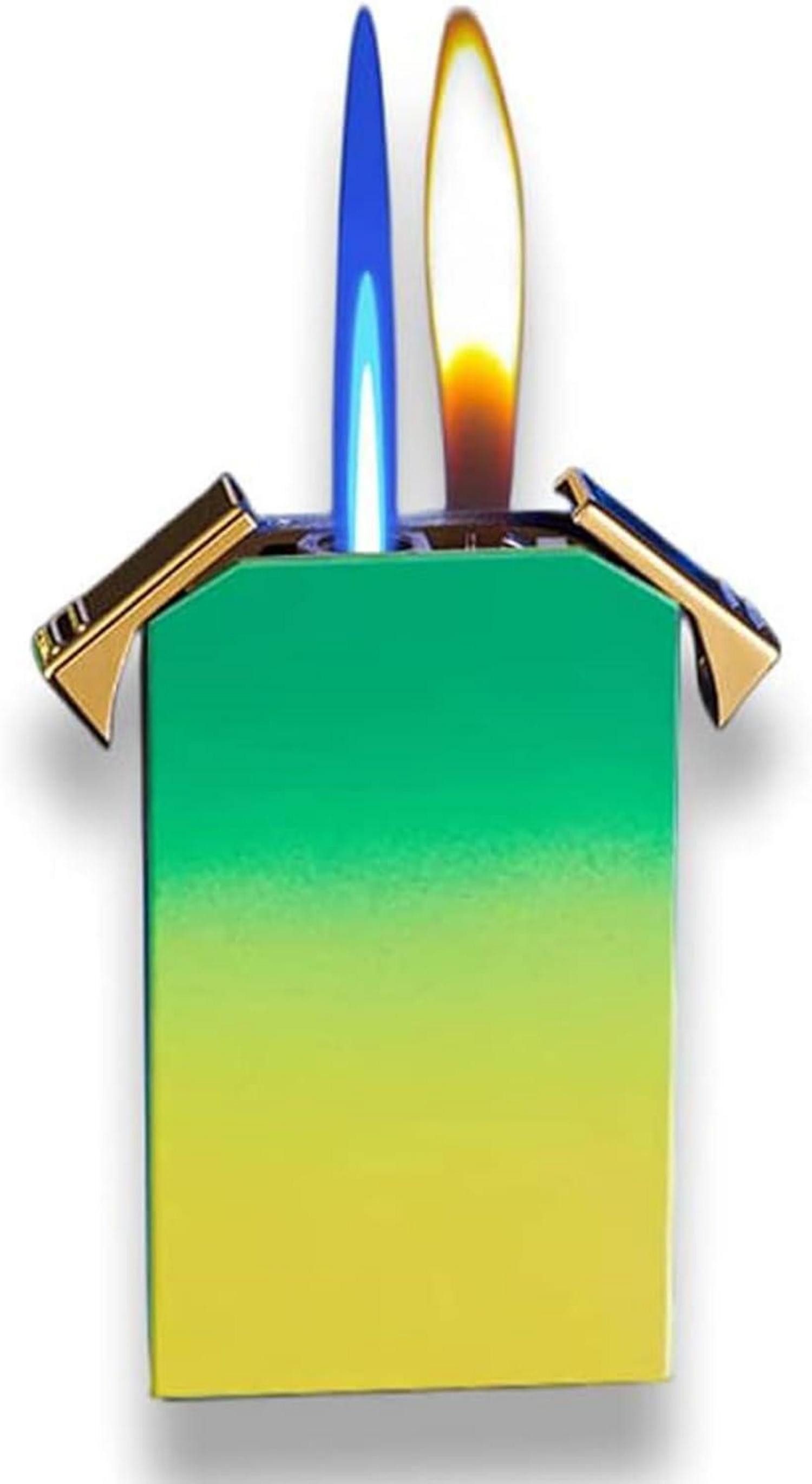 Feuerzeuge Feuerzeug mit Zwei Flammen, Fackel- und
