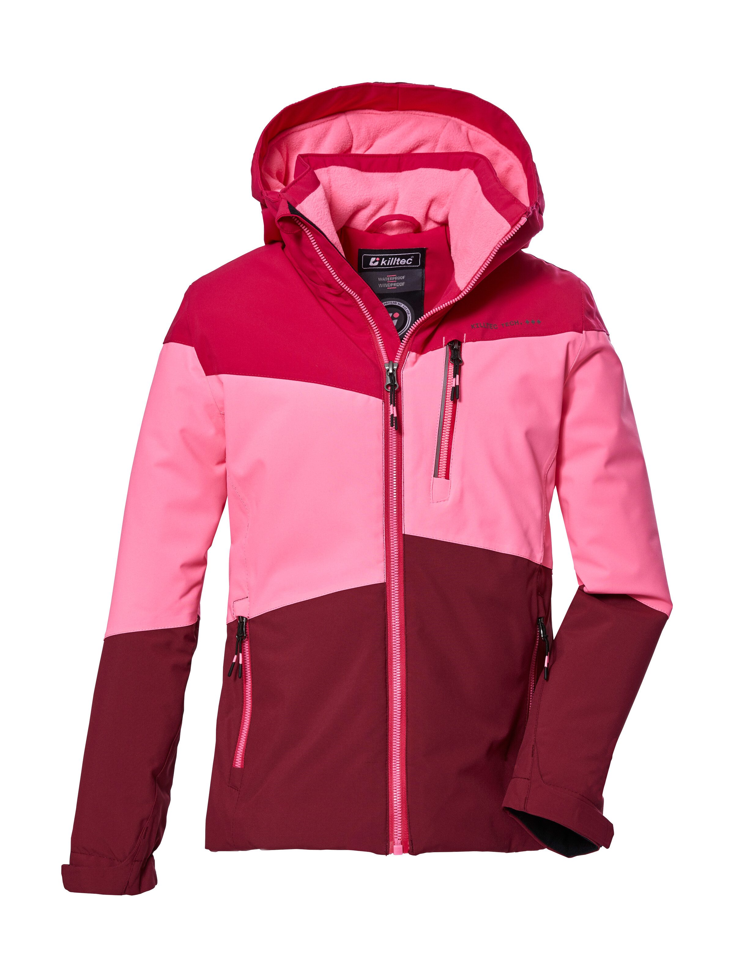 Killtec Outdoorjacke KOW 170 GRLS JCKT Funktionsjacke mit Kapuze und Schneefang, wasserdicht