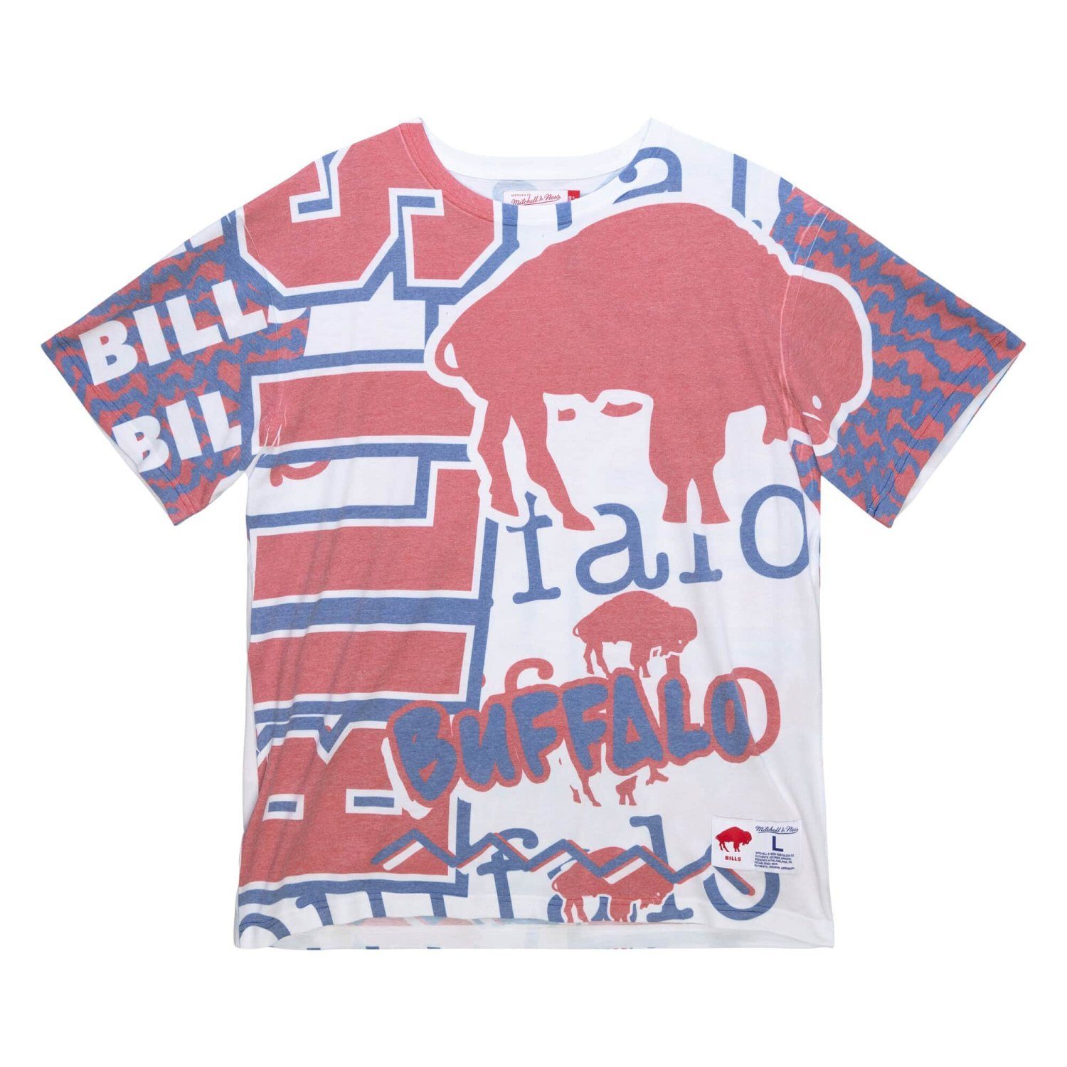 JUMBOTRON Print-Shirt Buffalo Mitchell Bills Ness &