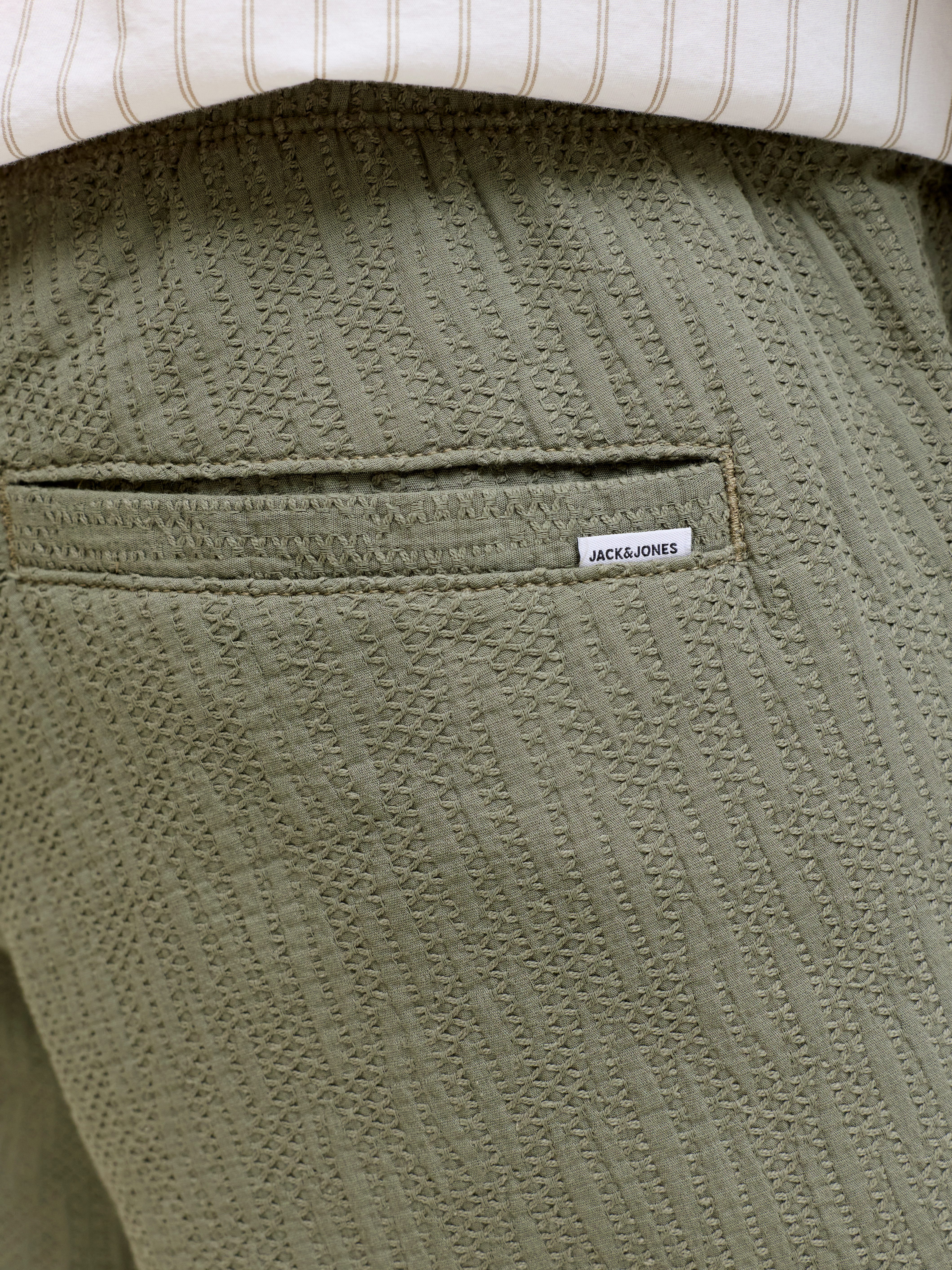 Jack & Jones Shorts JPSTJAIDEN WAVY JOGGER SHORTS REG SN Baumwolle, relaxed fit – Bild 3 von 5