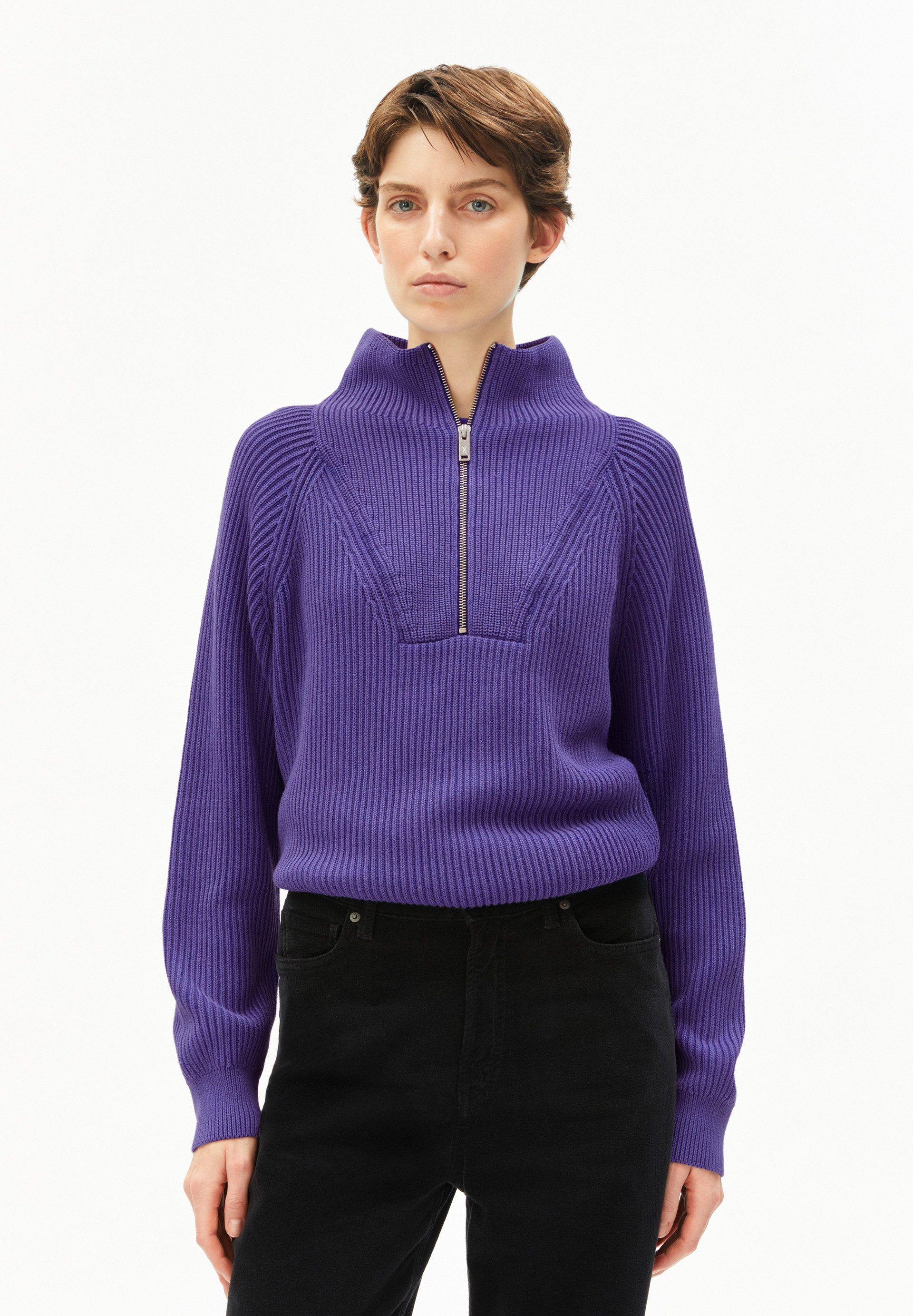 Armedangels Strickpullover RONYIAAS GMT DYE Pullover aus Bio-Baumwolle (Loo günstig online kaufen