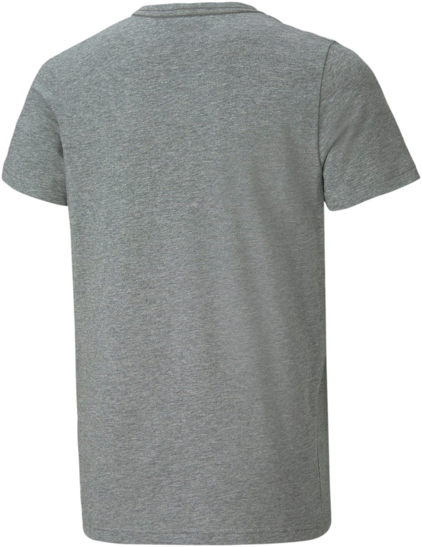 Gray LOGO T-Shirt B TEE PUMA ESS Heather Medium