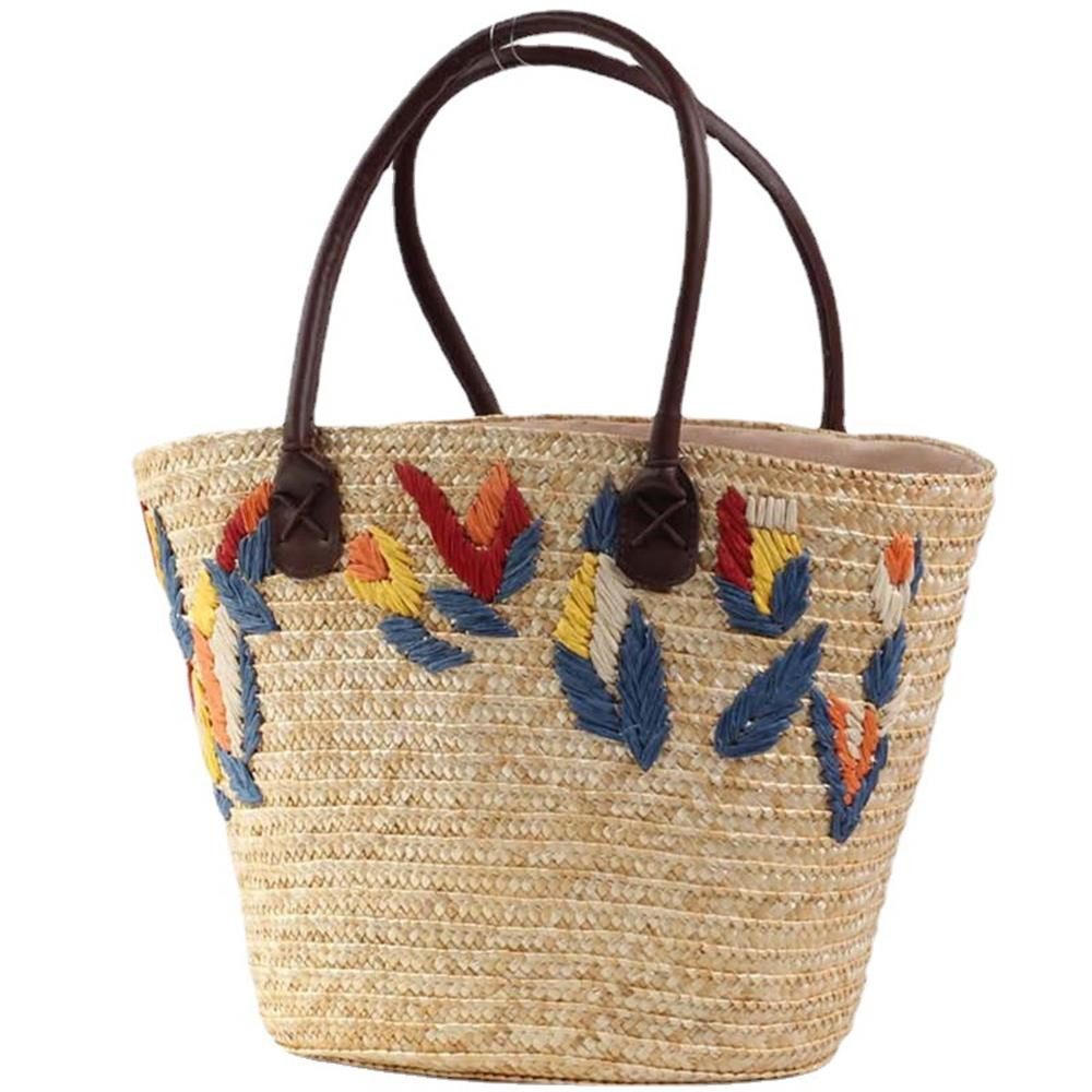 Strandtasche Korbtasche Sommer Strandtasche, Strohtasche, Stroh Handtasche