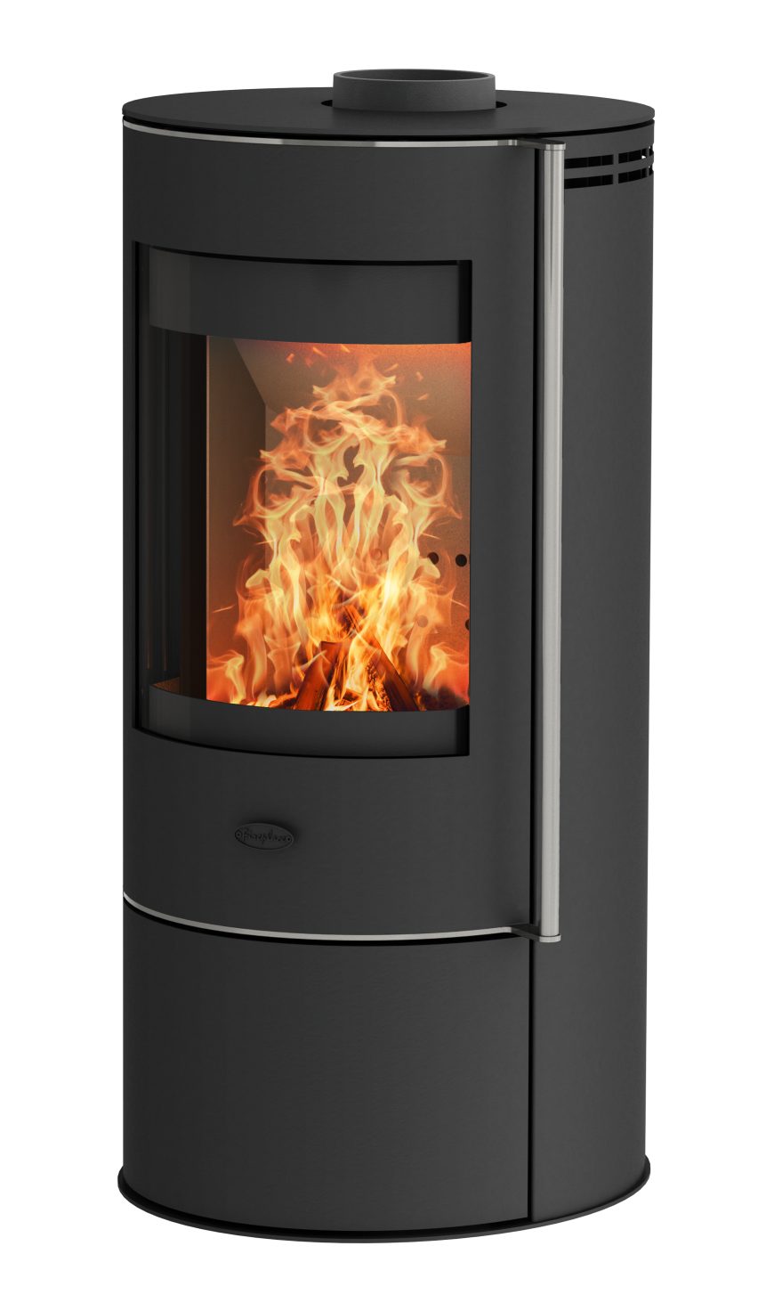 Fireplace Kaminofen Fireplace Rondale Kaminofen Stahl Schwarz EEK:A+ 5kW K6010, 5 kW
