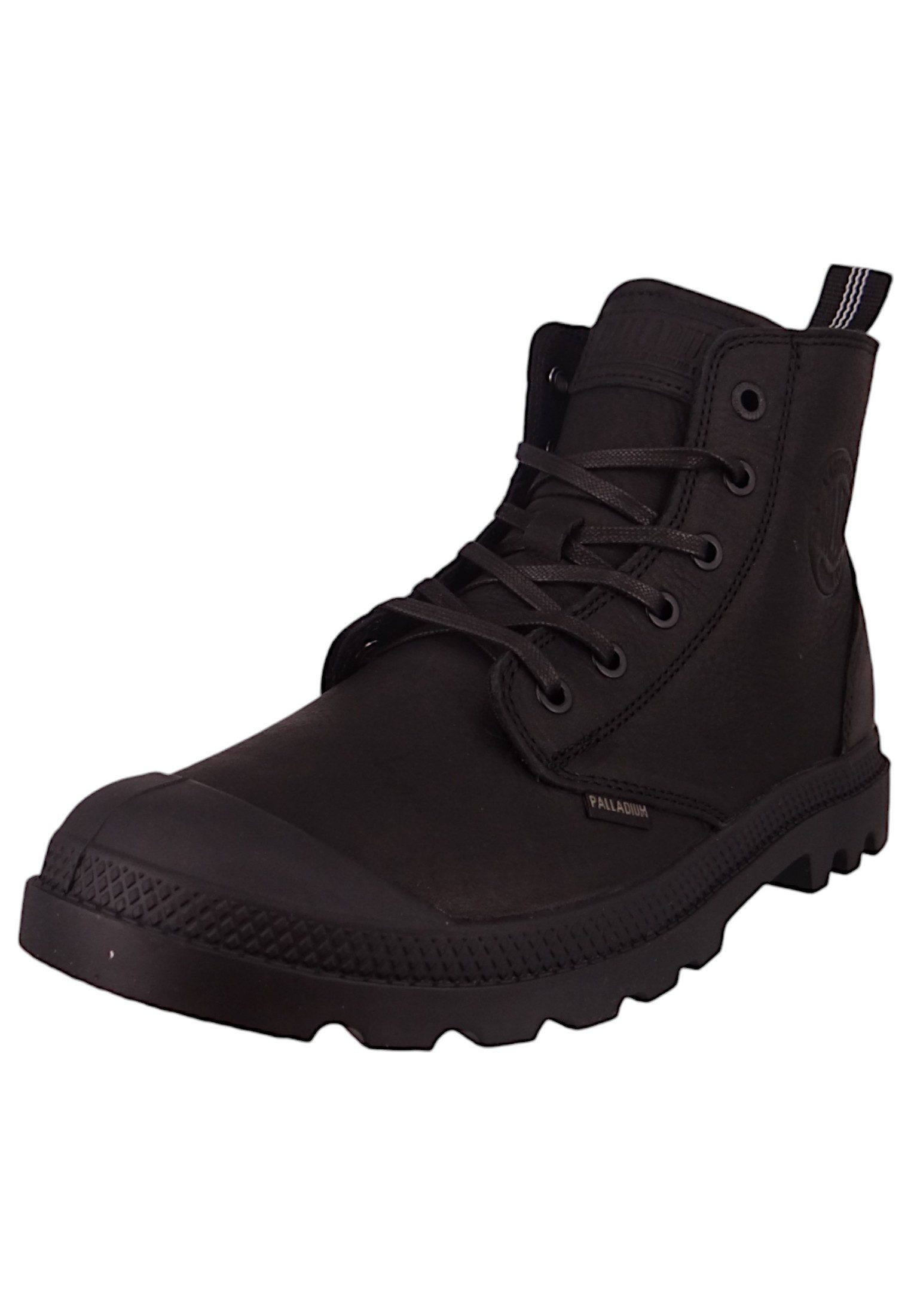Palladium 74386-008-M Pampa RE-Quilted Black Stiefelette