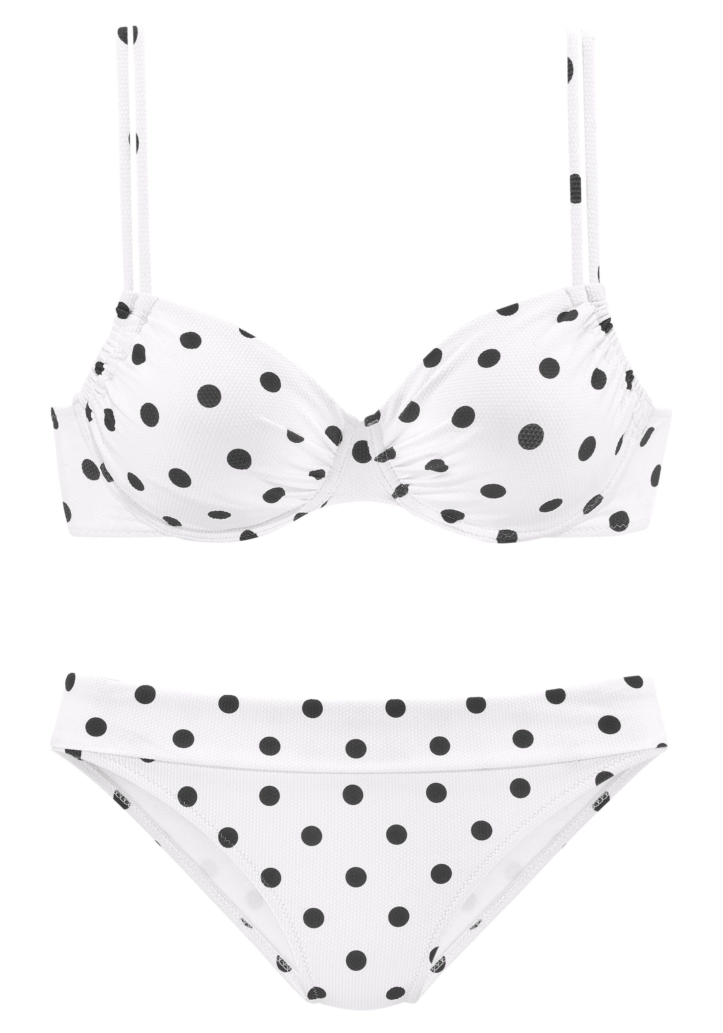 LASCANA Bikini-Hose Powder aus Piqué-Strukturware günstig online kaufen