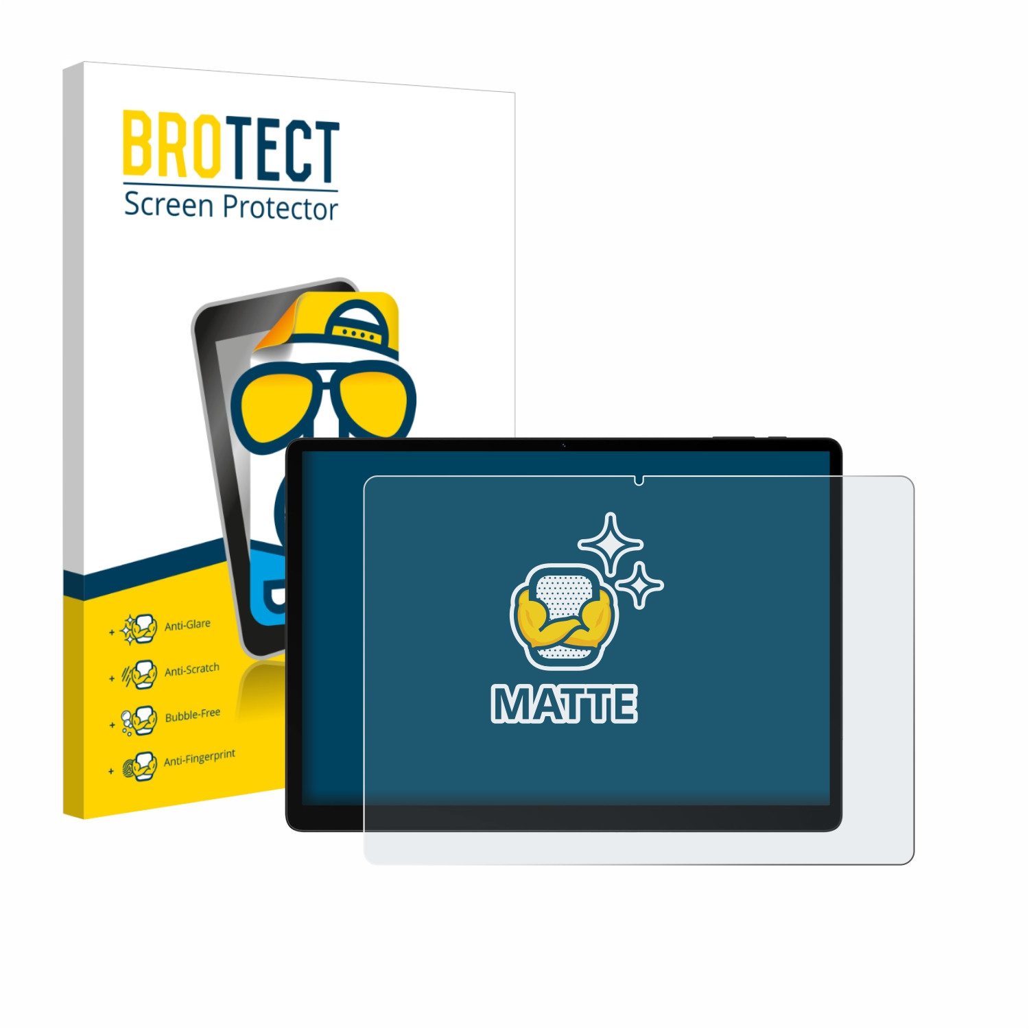 BROTECT Displayschutzfolie Schutzfolie für Doogee Tab E3 Max 14, Displayschutz Schutz Folie Matt Entspiegelungsfolie