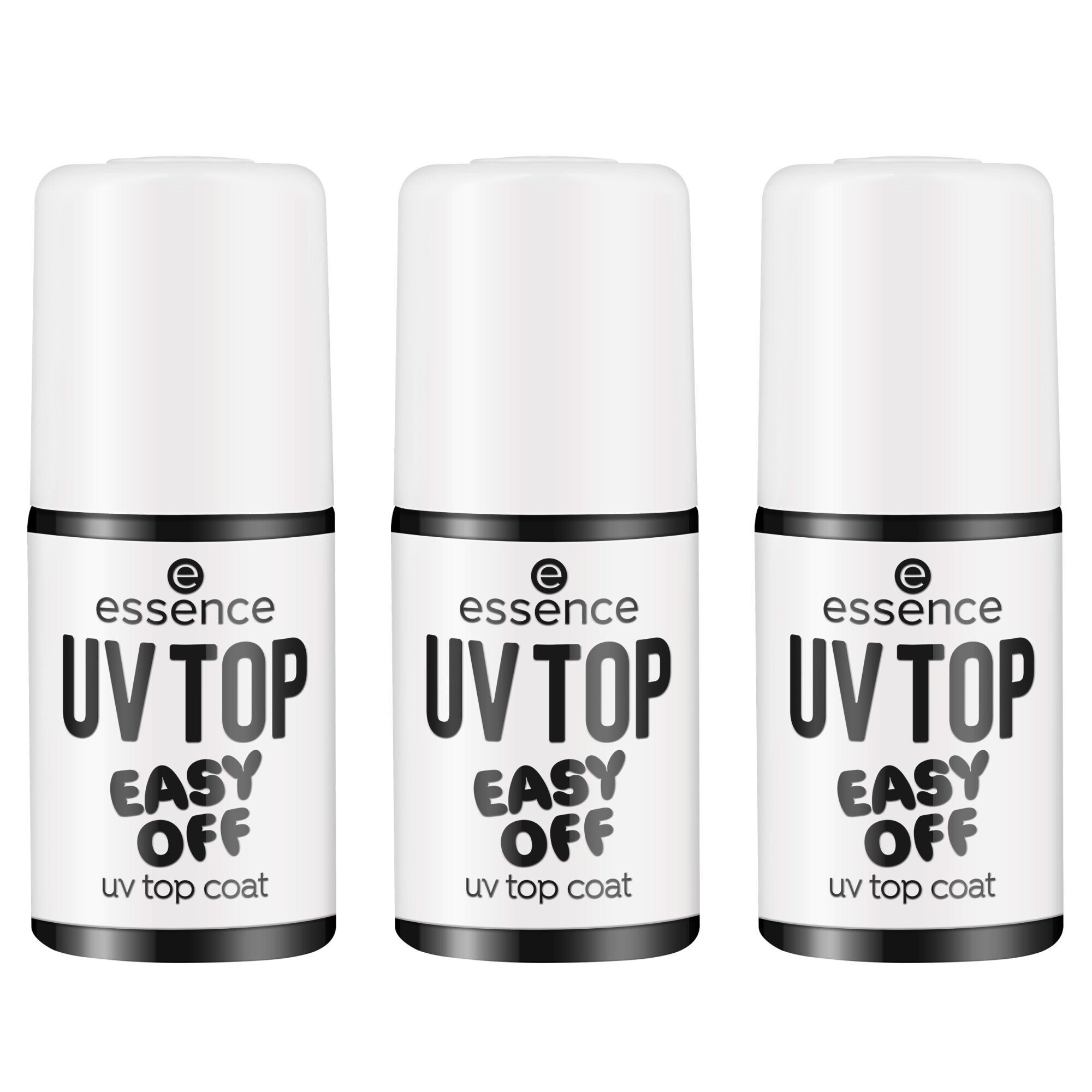 Essence UV-Nagellack UV TOP EASY OFF uv top coat, 3-tlg.