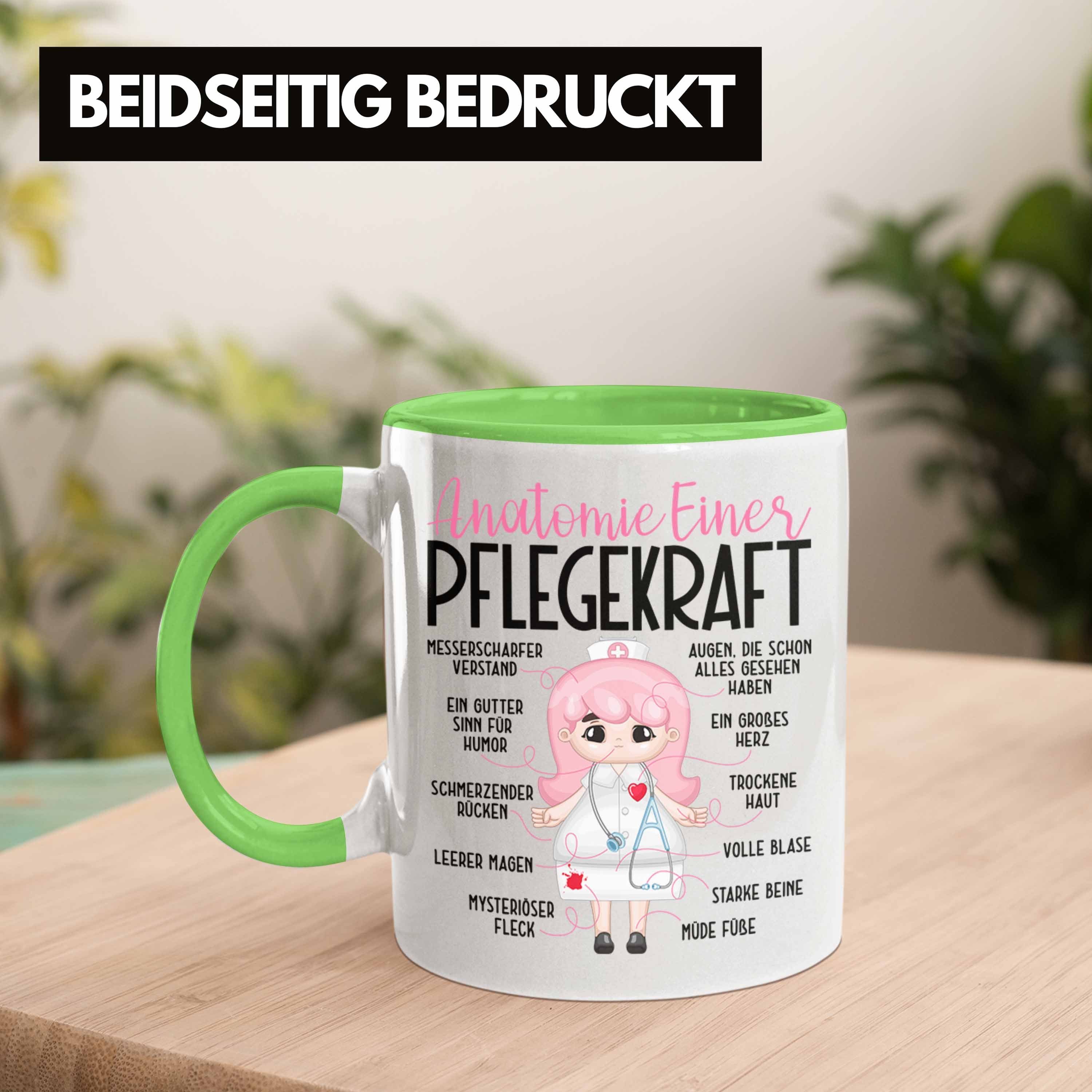 Trendation Tasse Pflegefachkraft Tasse Geschenk Anatomie Einer Pflege Frauen Pflegerin – Bild 5 von 5